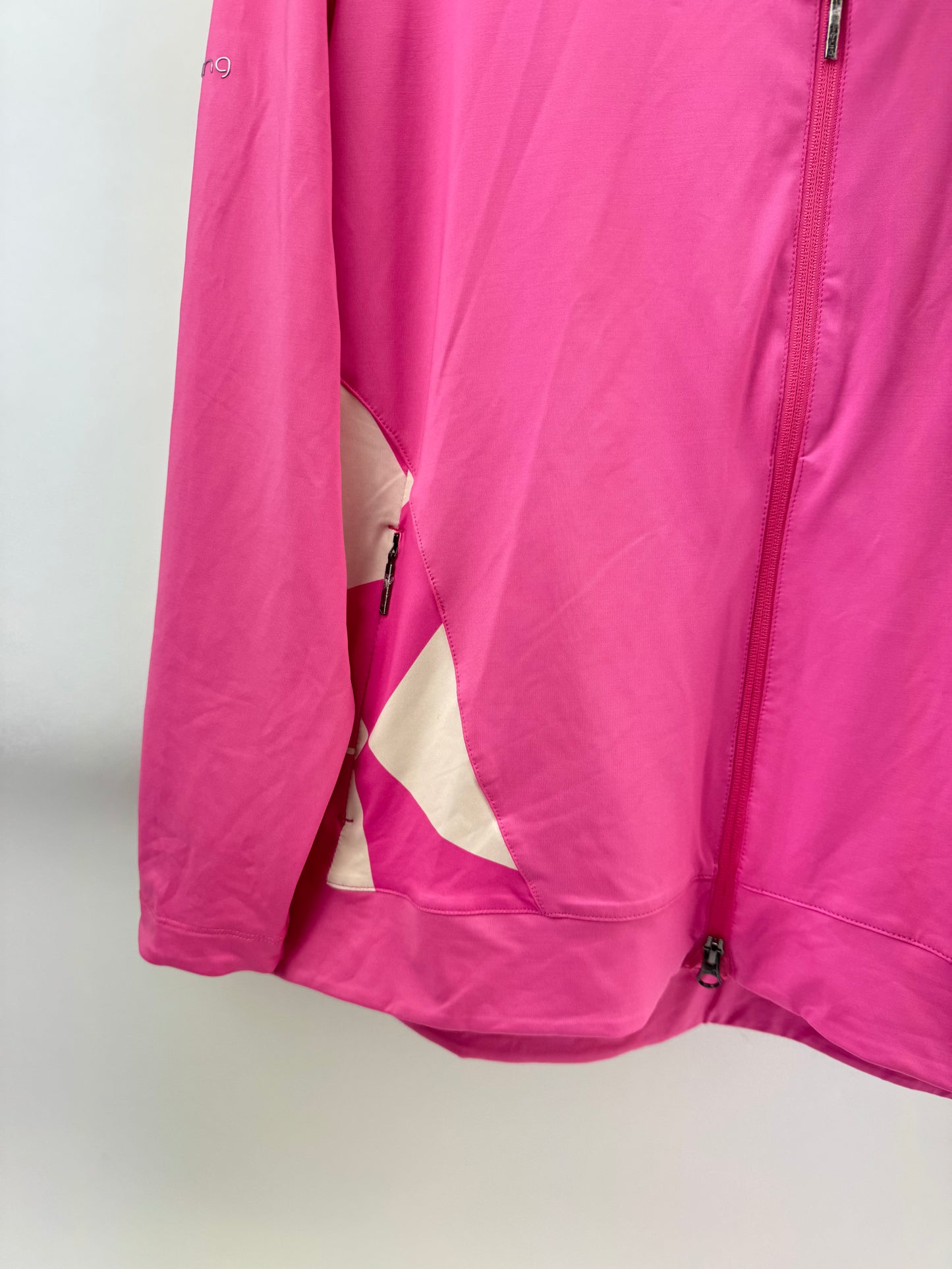 Ping Golf Womens Jacket Oria Full Zip UK 18 /Long Sleeve /Pink /New /22376