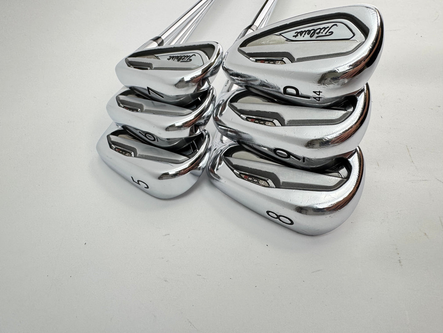 Titleist T100s Irons 5-PW Project X LZ 6.0 Stiff Steel +1/2” /New Grips /26904