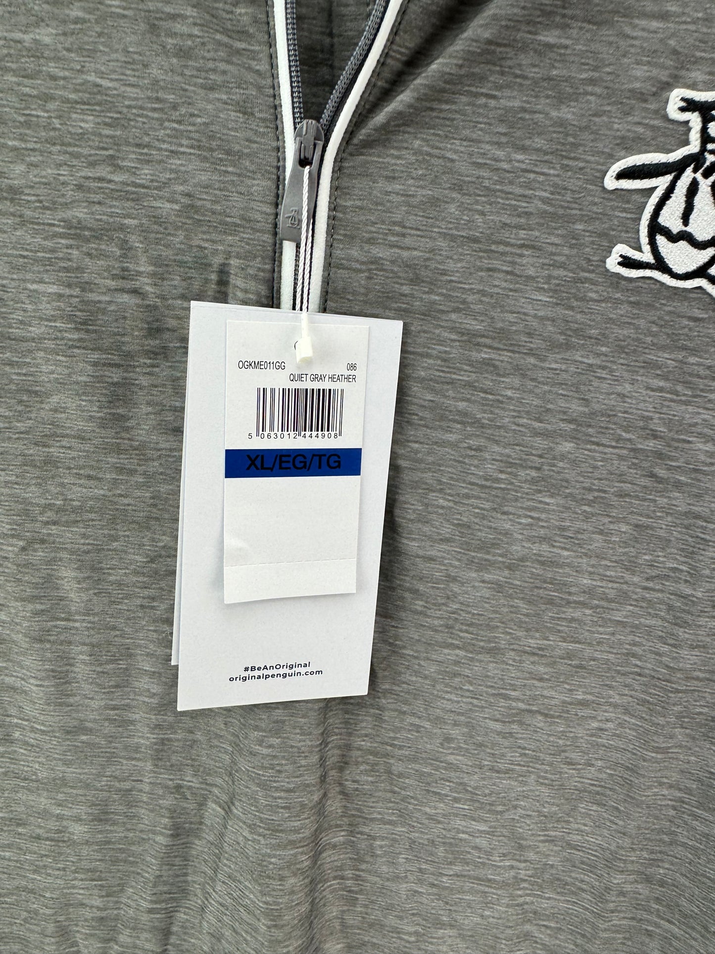 Original Penguin Golf Performance 1/4 Zip Earl Pullover Lightweight UK XL /25223