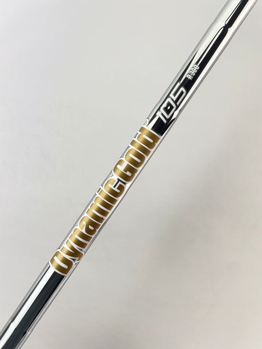 Dynamic Gold 105 Iron Shaft R300 Regular Flex Steel 36” /0.355 Tapered /24517