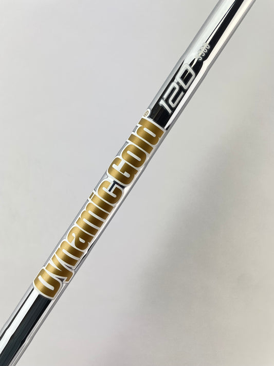 Dynamic Gold 120 Iron Shaft S300 Stiff Flex Steel 35.75” /0.355 Tapered /24521