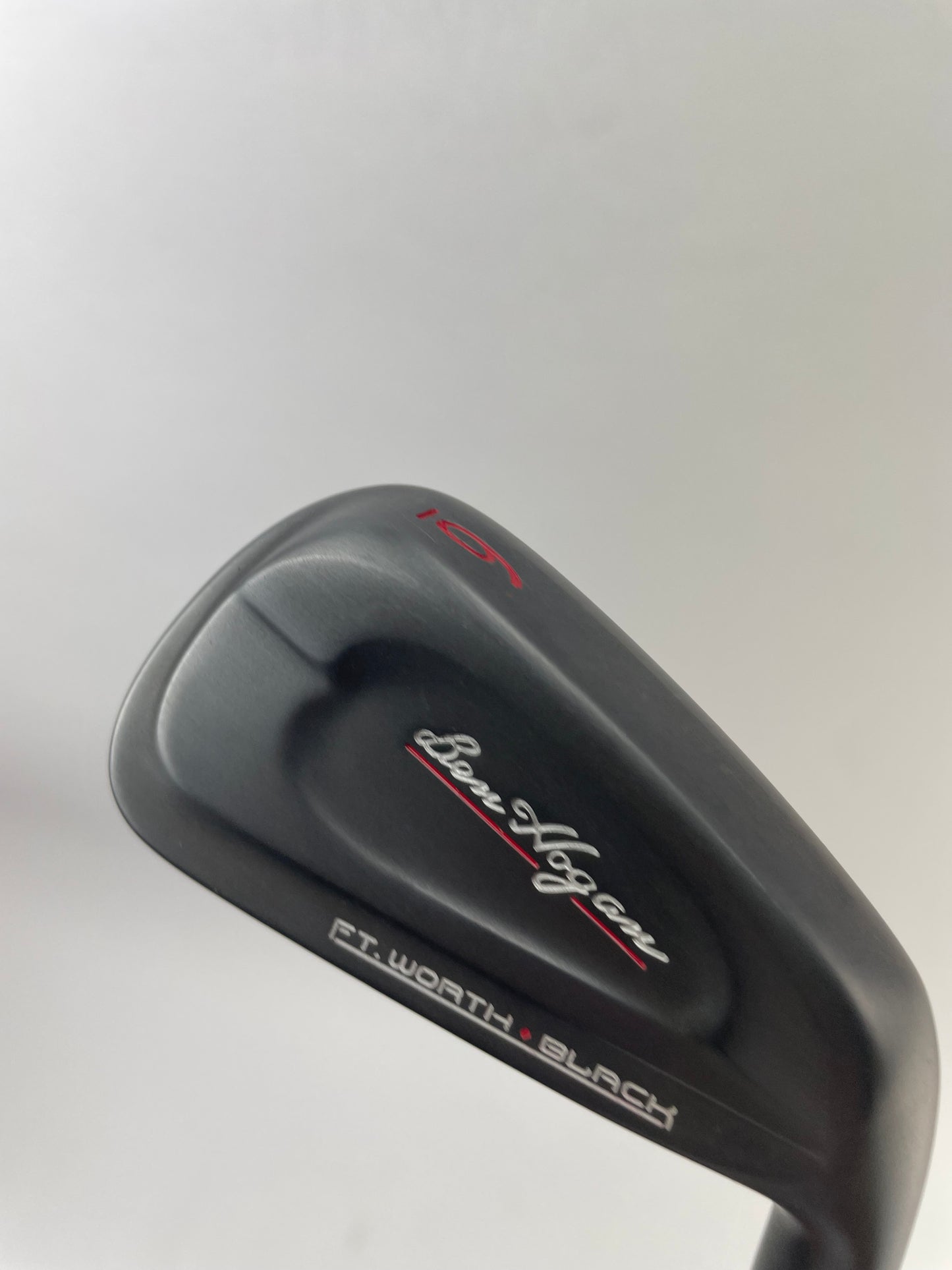 Ben Hogan FT Worth Black 6 Iron Forged Dynamic Gold X Flex Steel/Right/24768