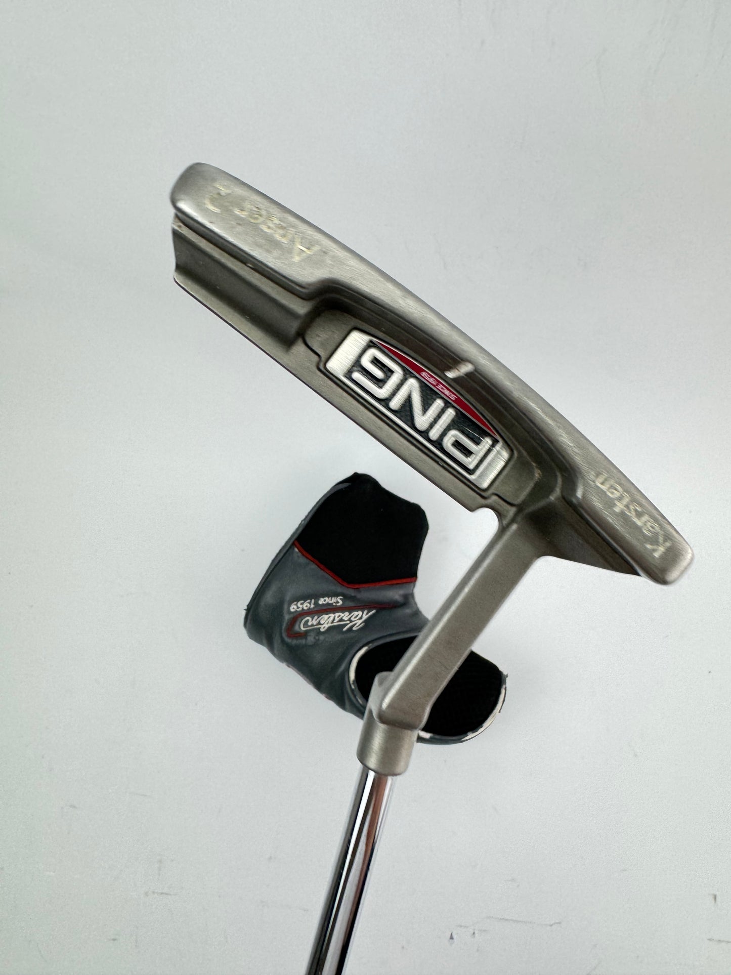 Ping Karsten Anser 2 Putter Black Dot Slight Arc 34.5” /Headcover /24620