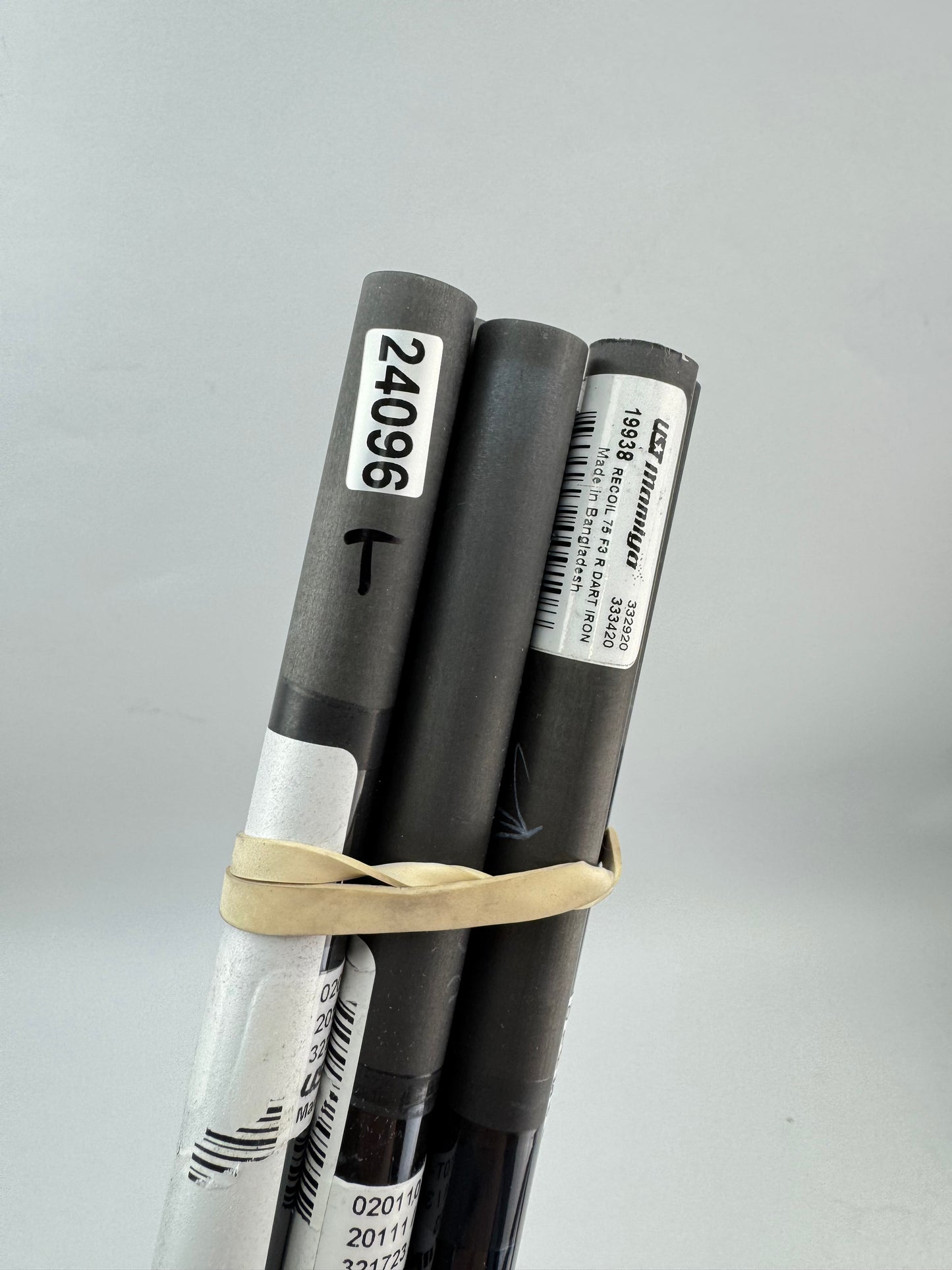 Recoil Dart Iron Shaft Set (6) 75 F3 Regular Graphite 0.355 Tapered /24096