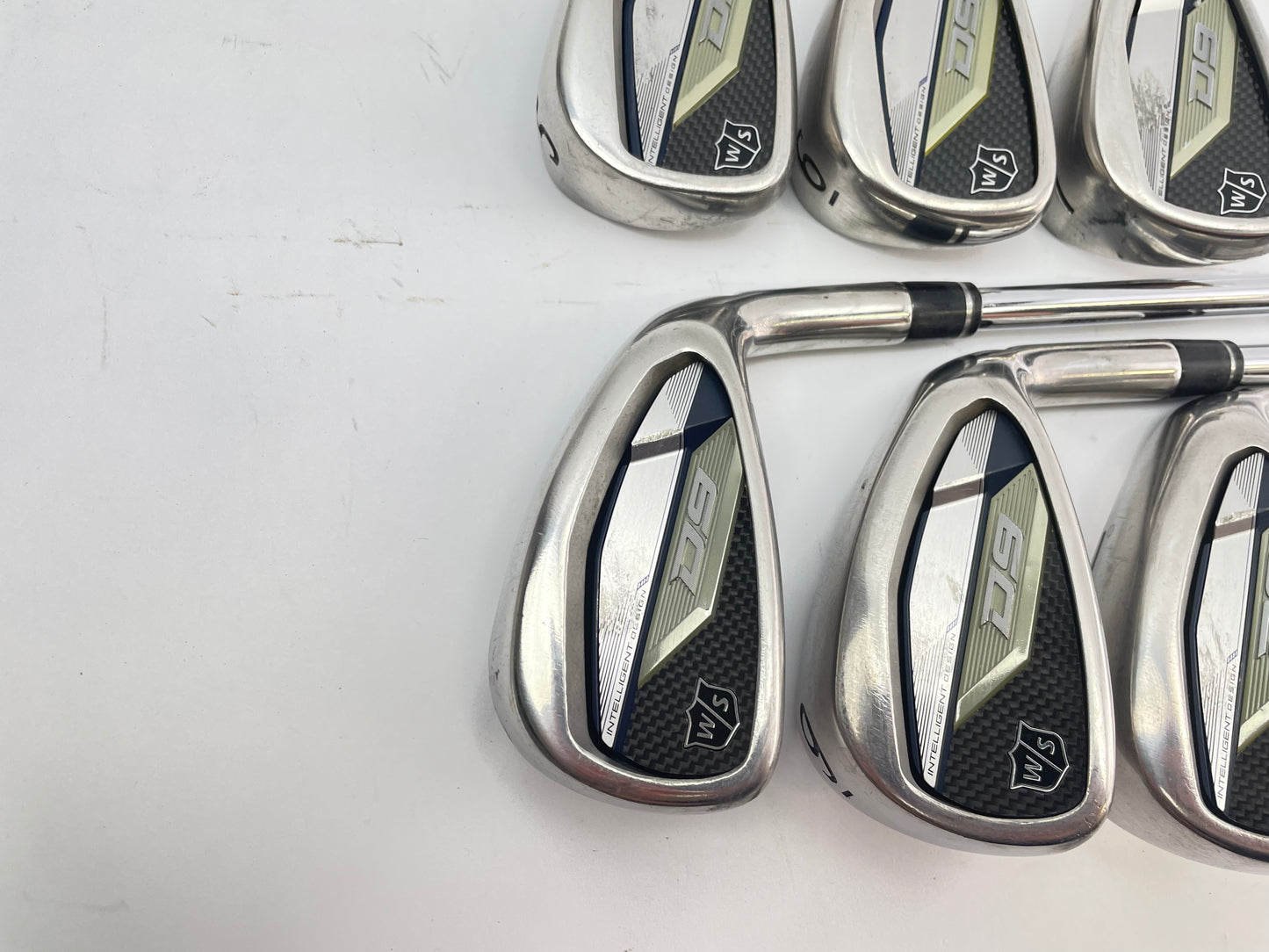 Wilson Staff D9 Irons 5-PW KBS $-Taper Lite 100 Regular Flex Steel /Right /27017
