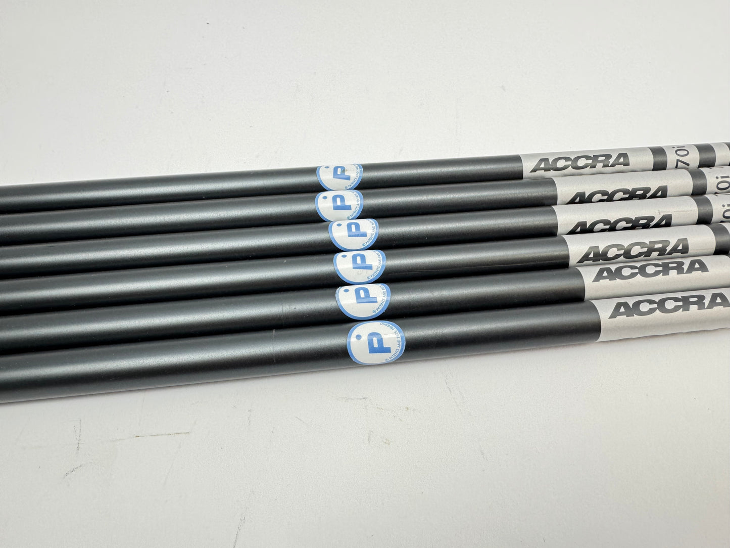 Accra 70i Iron Shaft Set (6) Pured Regular Flex Graphite 0.355 Tapered /26795