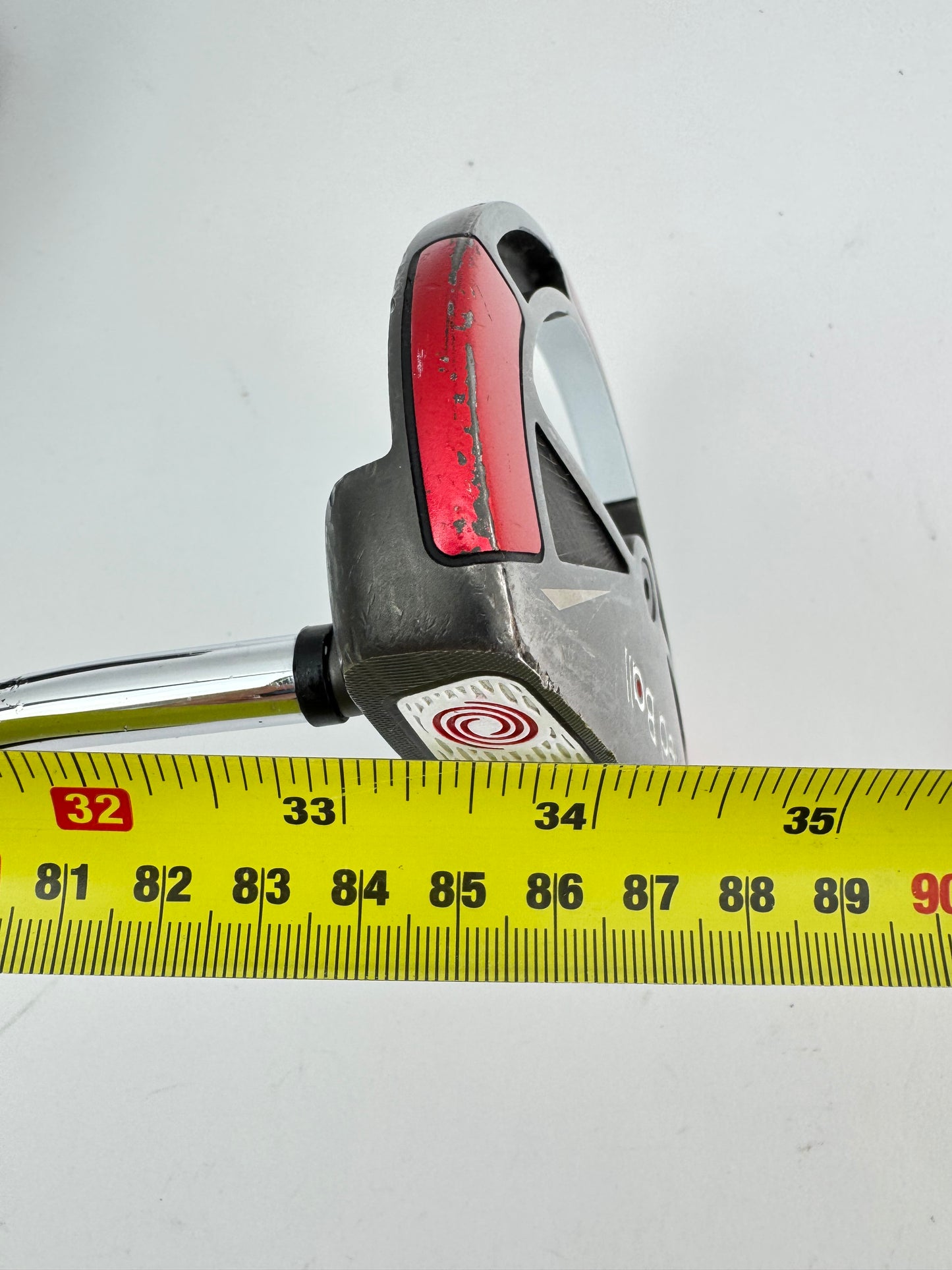 Odyssey Red Ball Putter Mallet 34” Face Balanced /Right Handed /Headcover /24621
