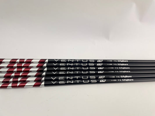 Fujikura Ventus Red HB Iron Shaft Set (6) 7S Stiff Graphite 41.5 /0.370 /New