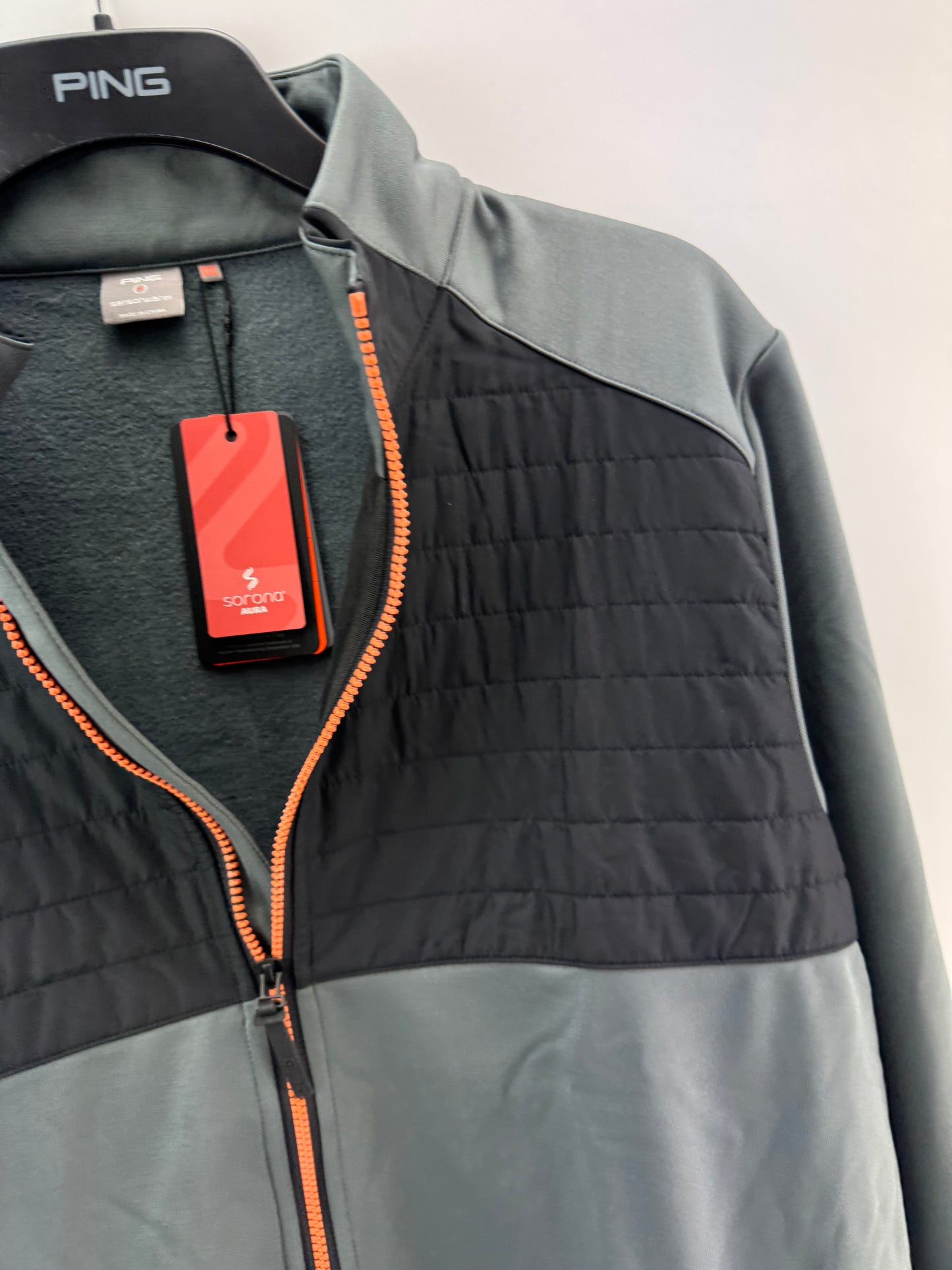 Ping Golf Jacket Firth Hybrid Full Zip Sensorwarm Mens UK XXL /New /24123