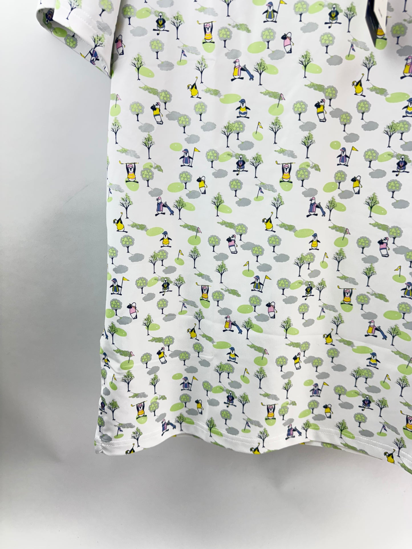 Original Penguin Golf Polo Pete N The Course Print UK M /New /24631