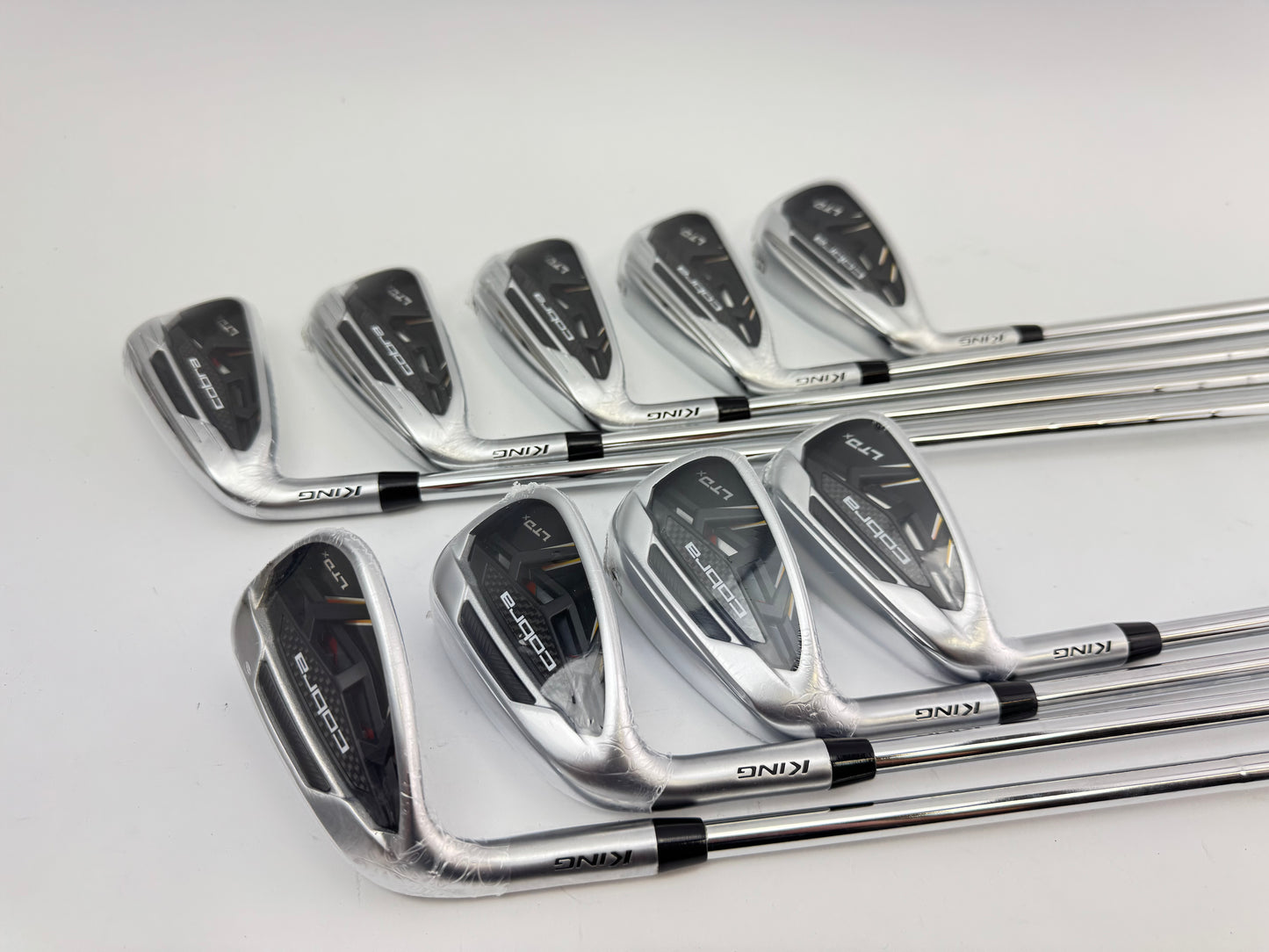 Cobra LTDx Irons Left Handed 4-PW+GW+SW KBS Tour 90 Regular Steel /New /24704