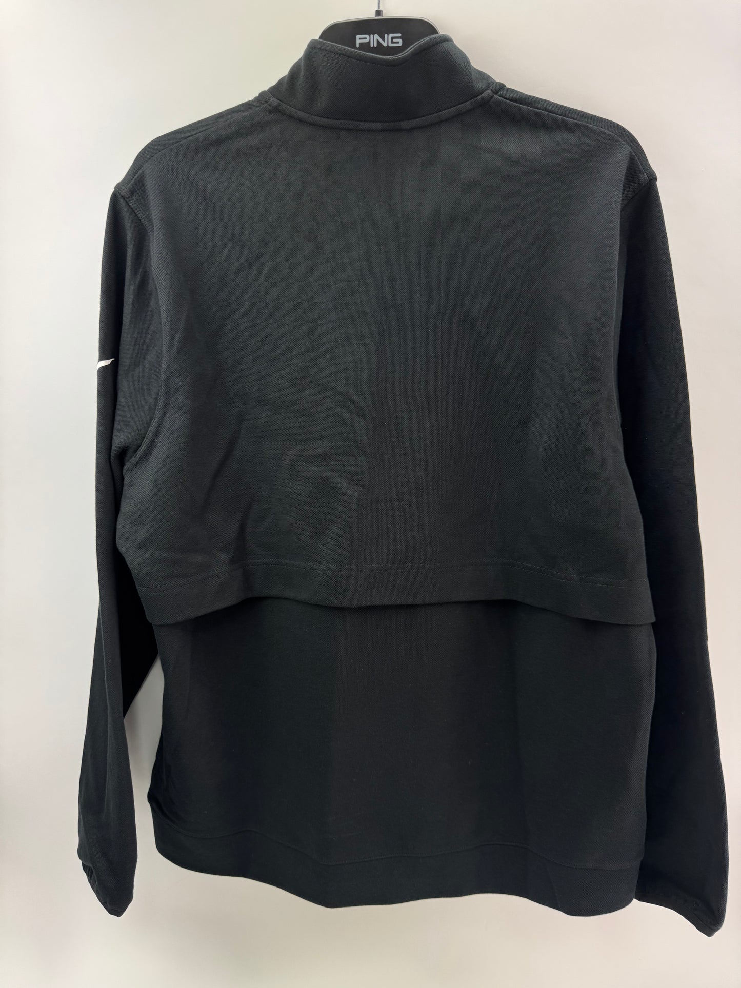 Nike Golf Pullover Pique Tour 1/2 Zip /Black /UK XL /25” Pit /New /25230