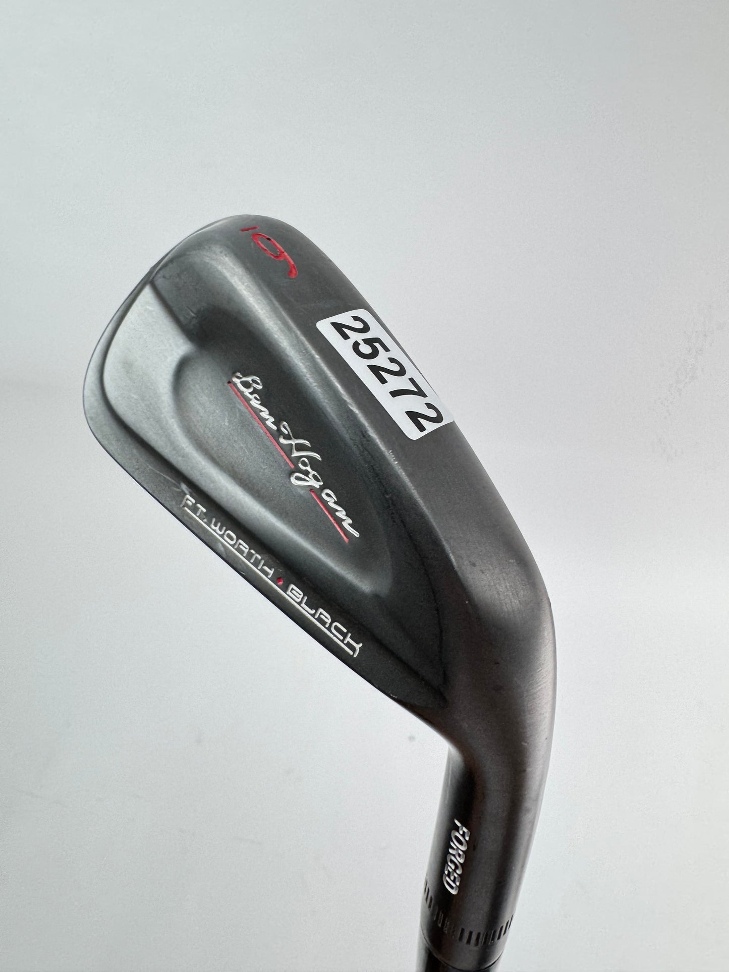 Ben Hogan FT Worth Black 6 Iron Forged KBS Tour-V 120 X Flex Steel/Right/25272