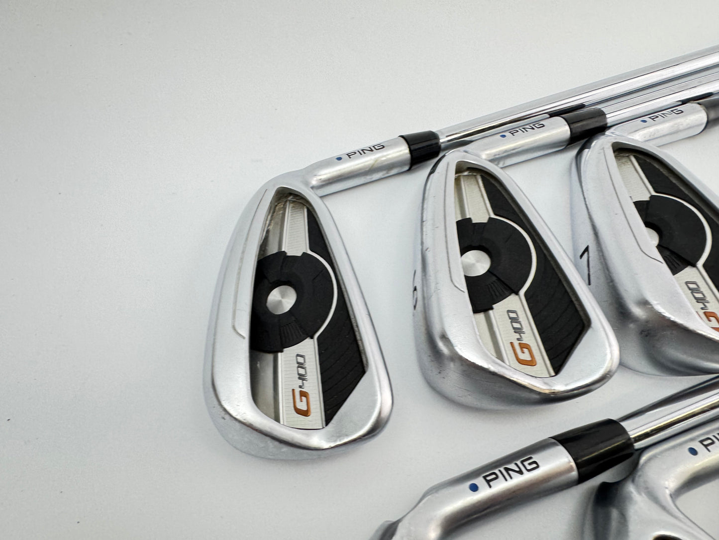Ping G400 Irons 5-PW Blue Dot AWT 2.0 Regular Flex Steel /Right/New Grips /27631