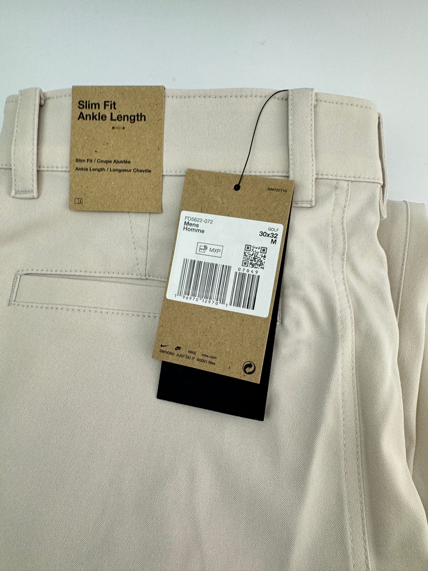 Nike Golf Trousers Tour Repel Chino Slim Fit W30 L32 /New /25242