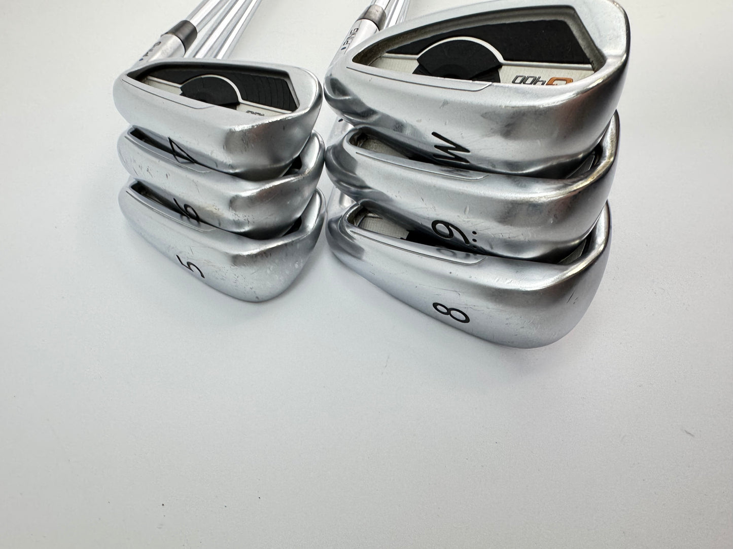 Ping G400 Irons 5-PW Blue Dot AWT 2.0 Regular Flex Steel /Right/New Grips /27631