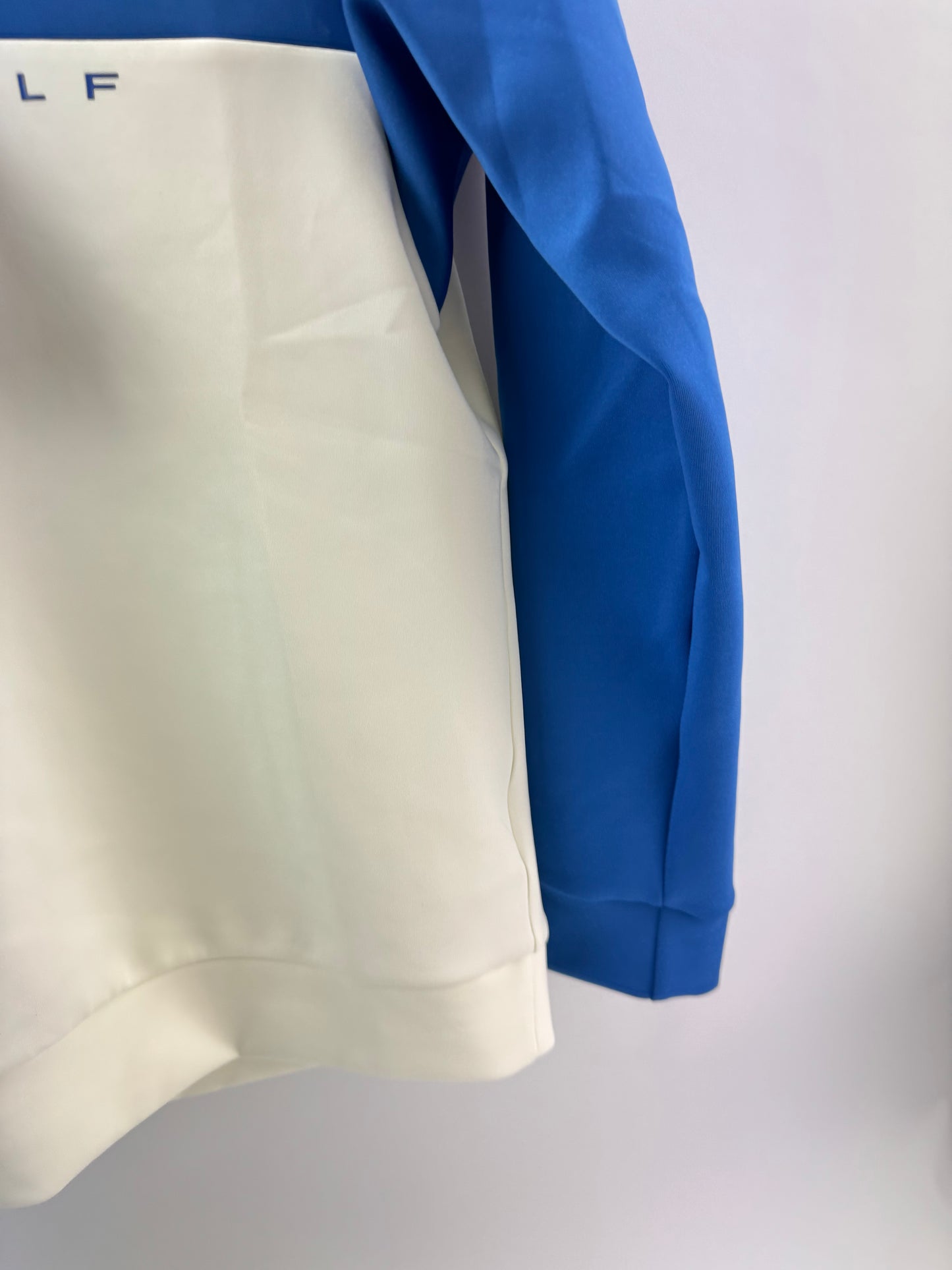 Mizuno Golf 1/4 Zip Mens Trace Pullover UK Small /Blue/White /New /23284