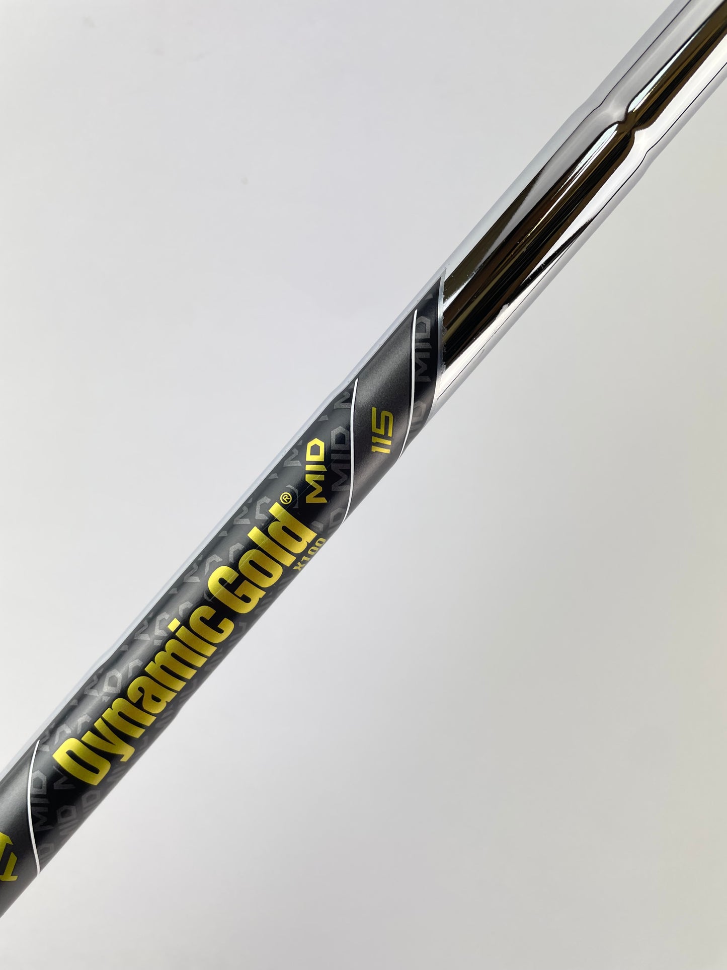 Dynamic Gold 115 Mid Iron Shaft X100 X Flex Steel 35” /0.355 Tapered /22895