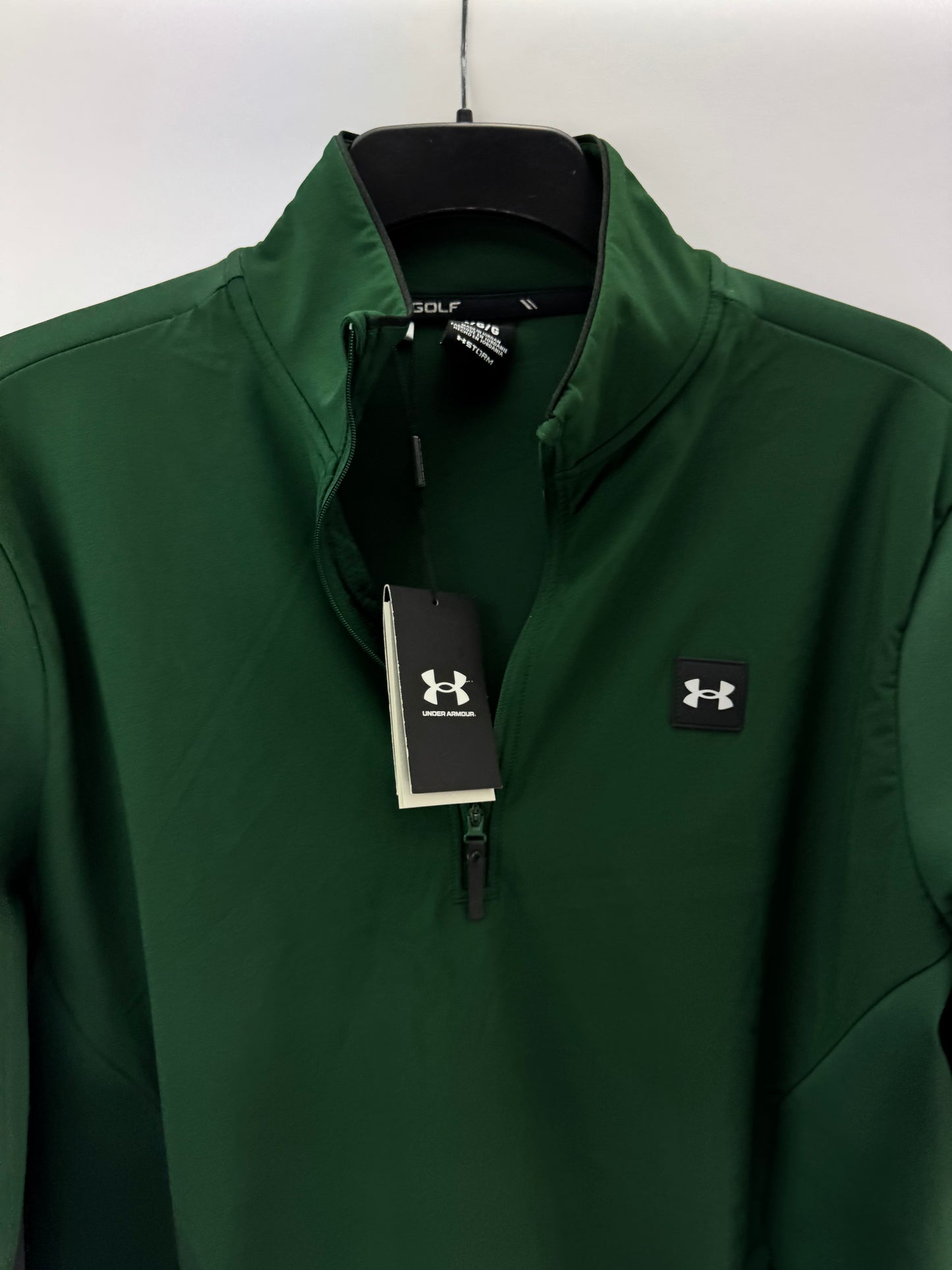 Under Armour Drive Pro Pullover Storm Hybrid 1/2 Zip UK Large /Green /New /24973