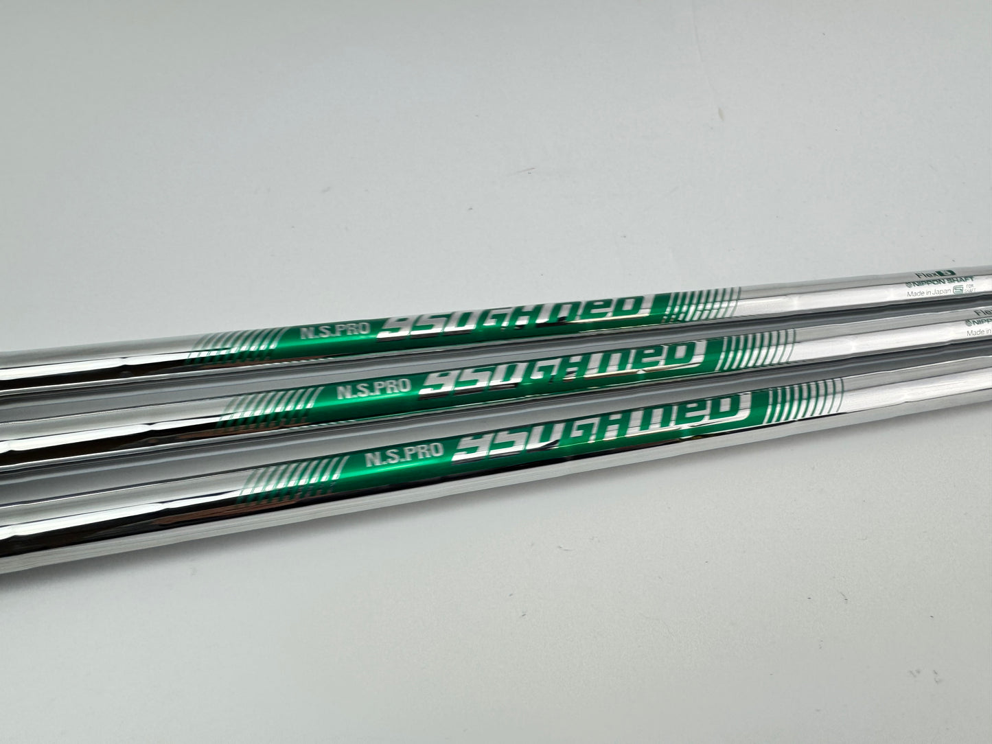 Nippon Neo Wedge Shaft Set (3) 950GH Stiff Flex Steel 0.355 Tapered /Grips/28043