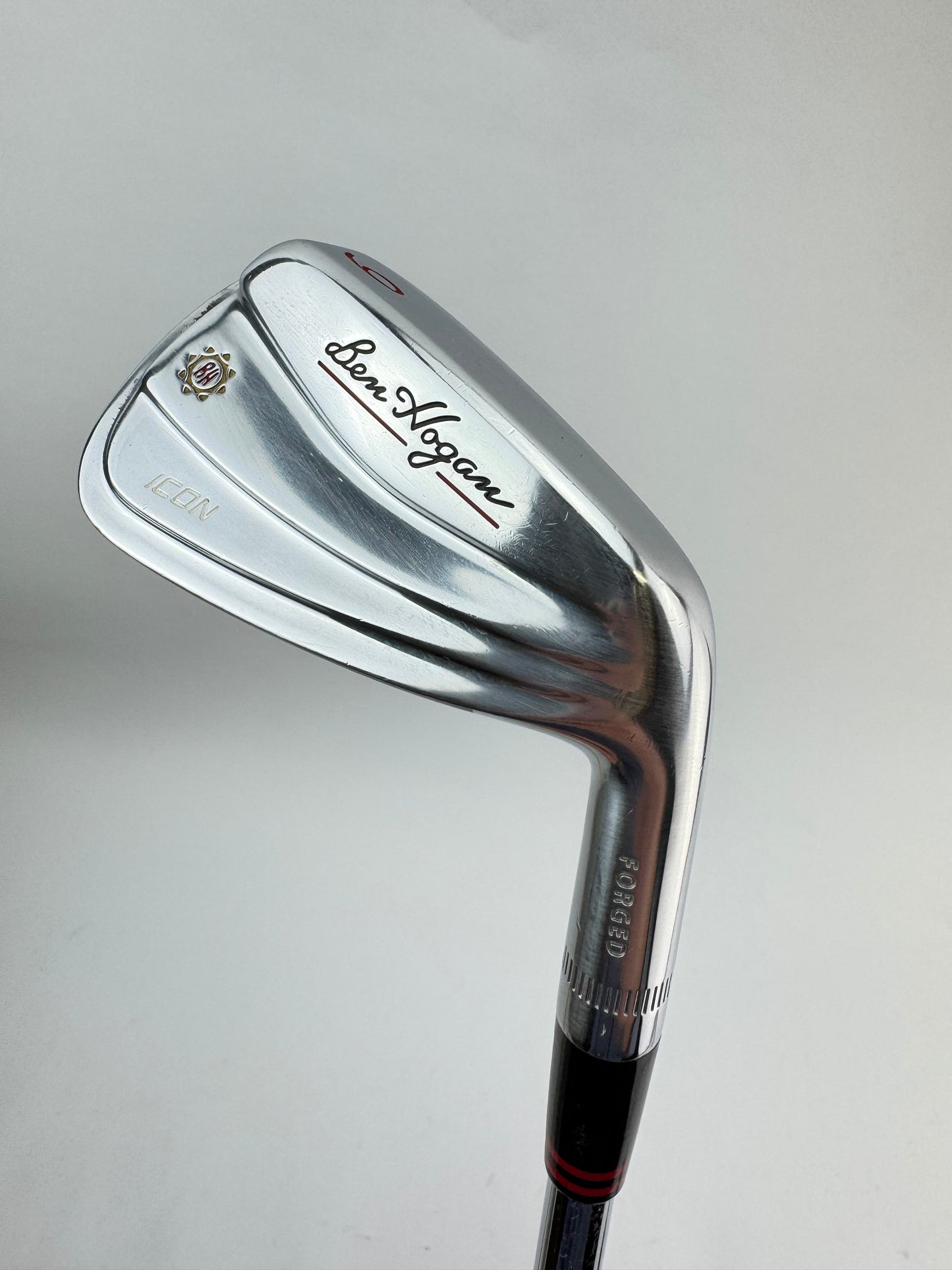 Ben Hogan Icon 9 Iron Forged KBS Tour 90 Stiff Flex Steel /Right Handed /23509