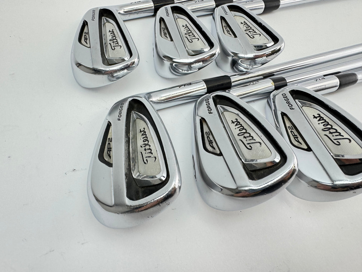 Titleist AP2 714 Irons 5-PW Forged Project X 6.0 Stiff Steel +1/2” /Right /26013