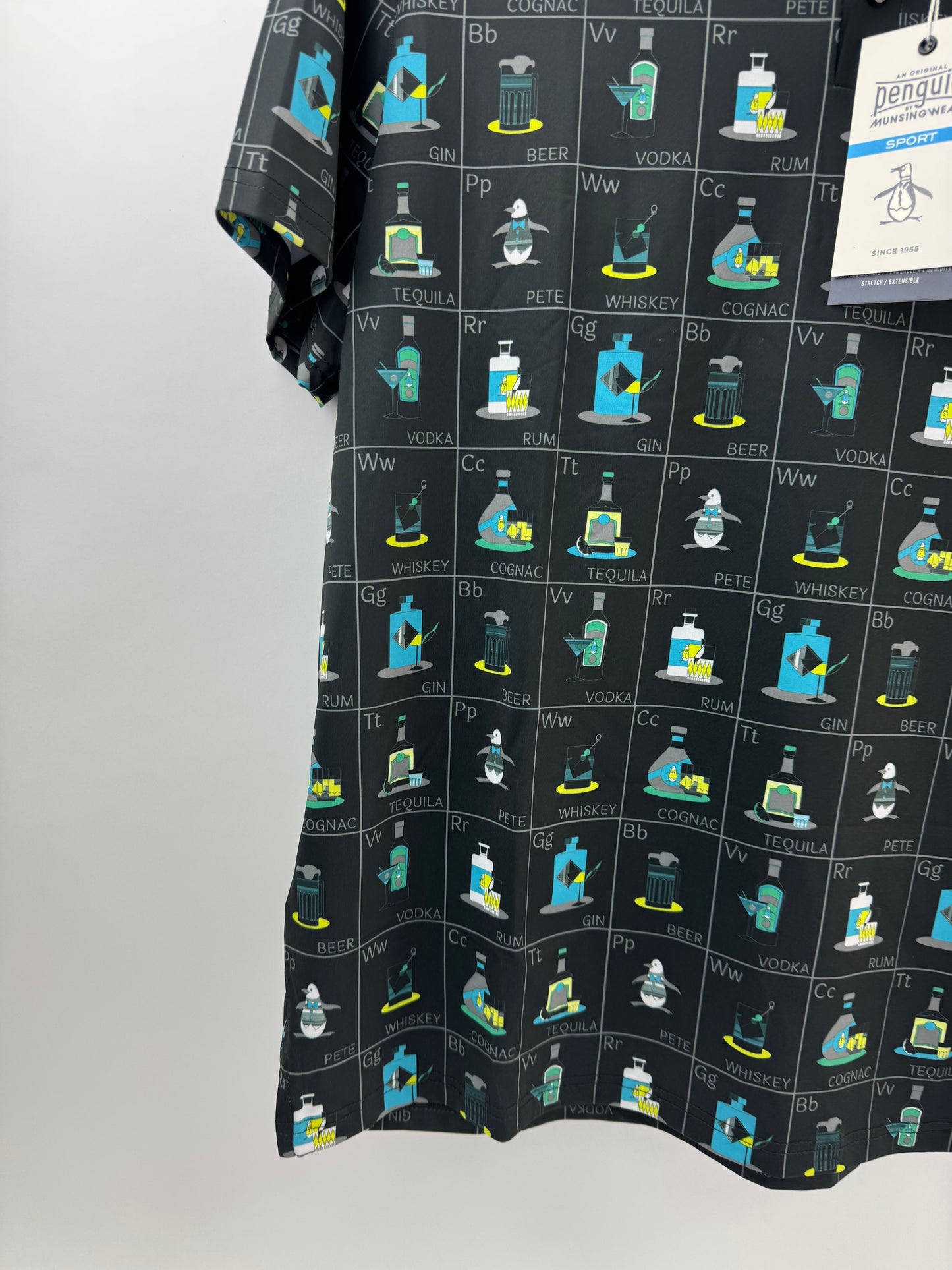 Penguin Golf Flashcard Pete’s Polo Shirt Cam Smith UK Large /New /24442