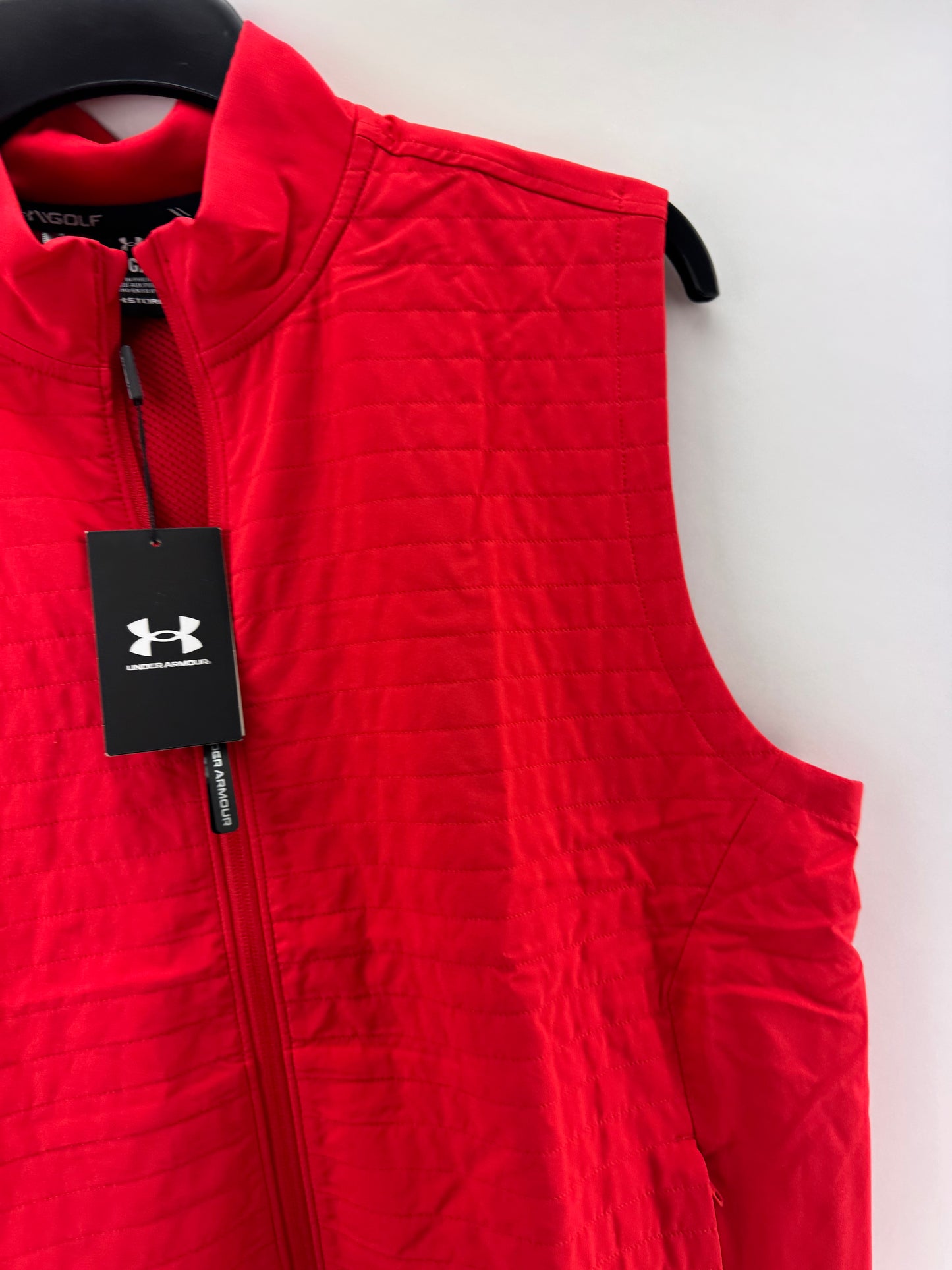 Under Armour Drive Pro Storm Gilet Lightweight Insulated UK Large /Red /24391