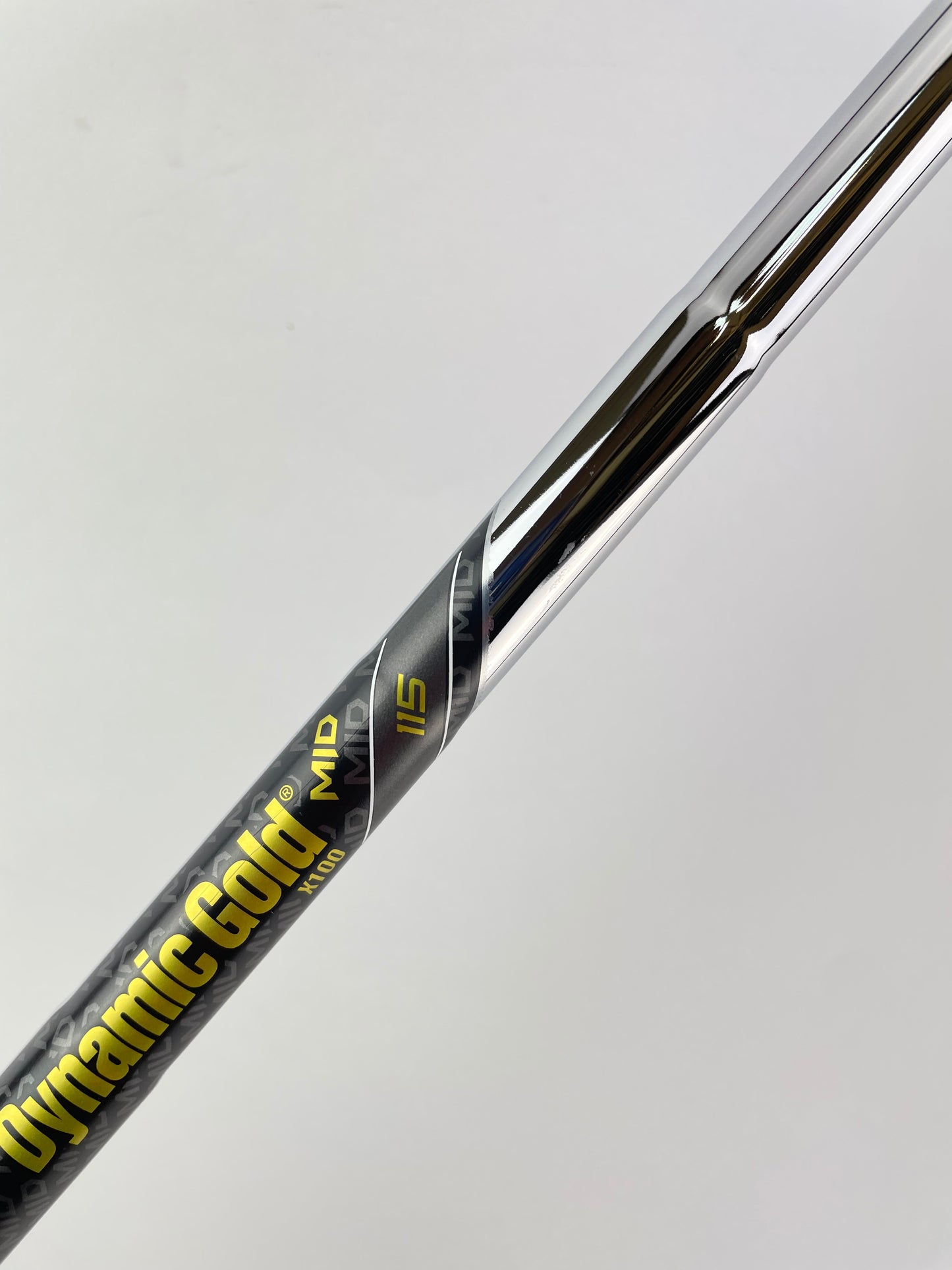 Dynamic Gold 115 Mid Iron Shaft X100 X Flex Steel 35” /0.355 Tapered /22895