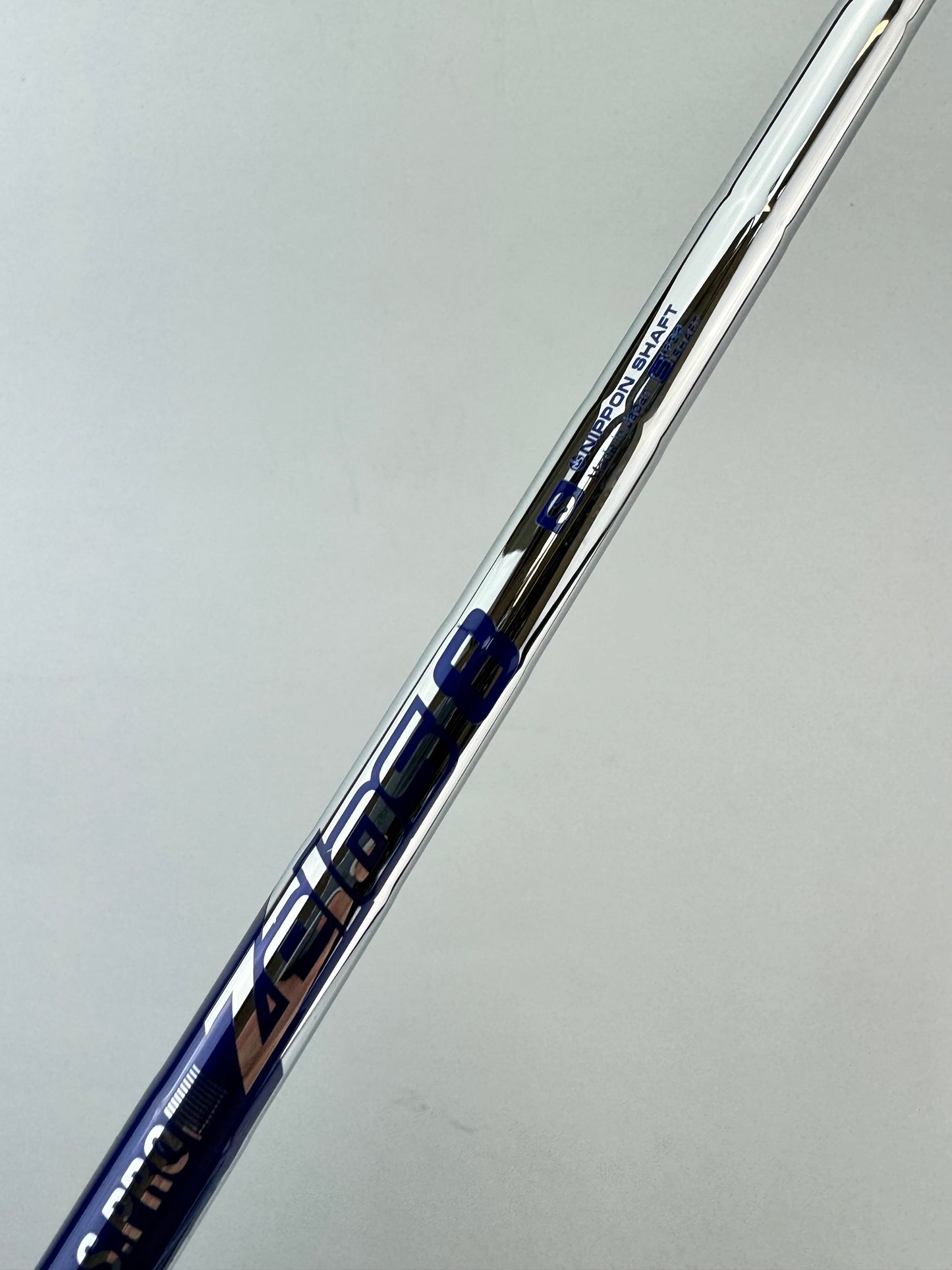 Nippon Zelos8 Iron Shaft Stiff Flex Steel 36” /Lamkin /0.355 Tapered /23606