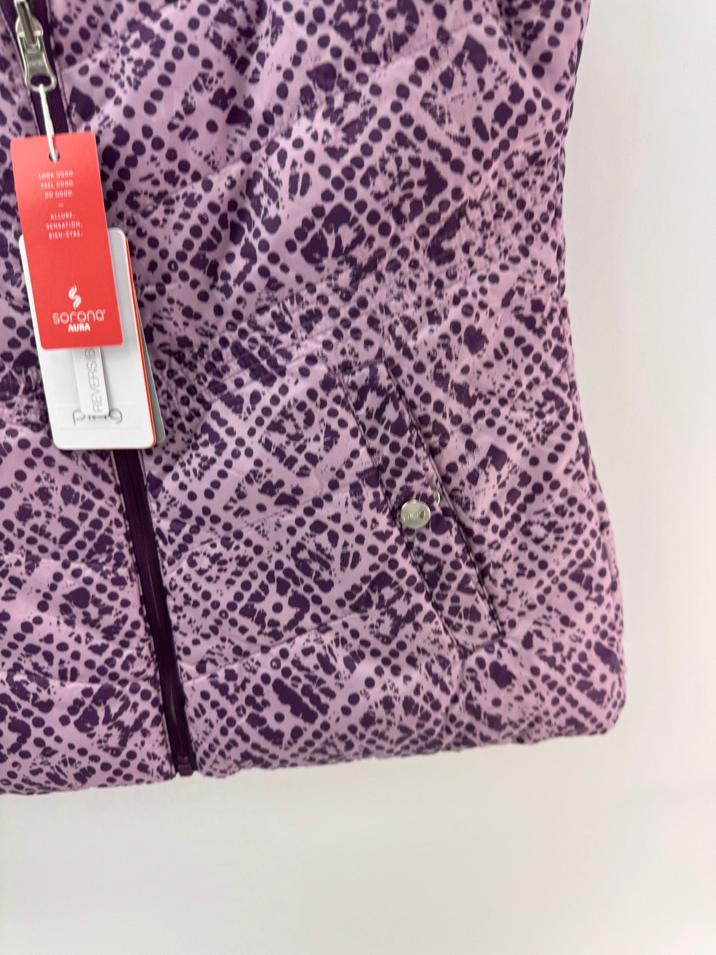 Ping Ladies Lola Gilet Vest Sensorwarm Reversible Full Zip /UK 8 /New /25271