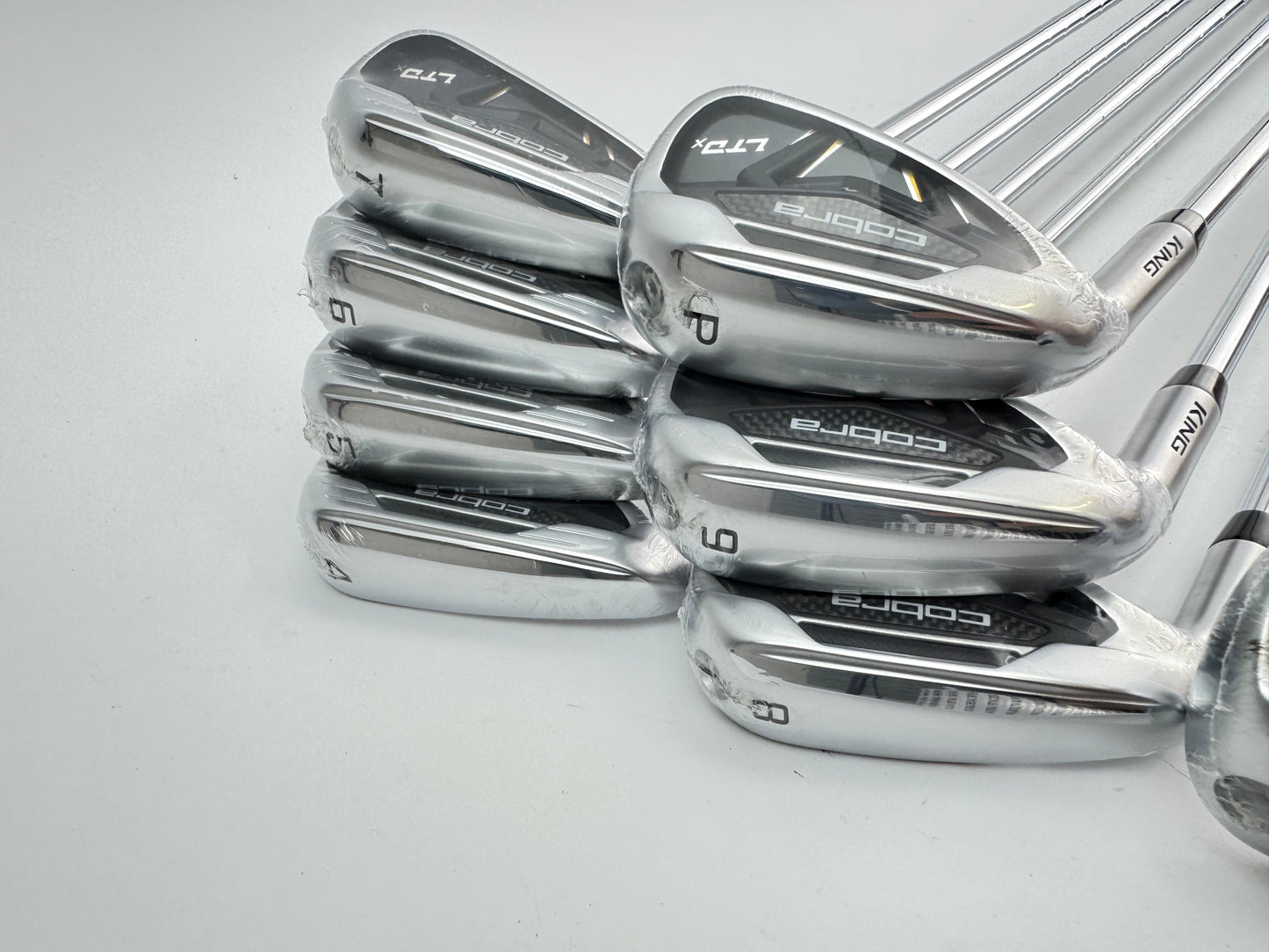Cobra LTDx Irons Left Handed 4-PW+GW+SW KBS Tour 90 Regular Steel /New /24704