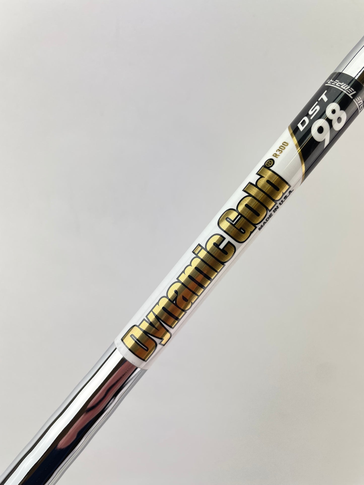 Dynamic Gold DST 98 Iron Shaft R300 Regular Flex Steel 36” /0.355 Tapered /23632
