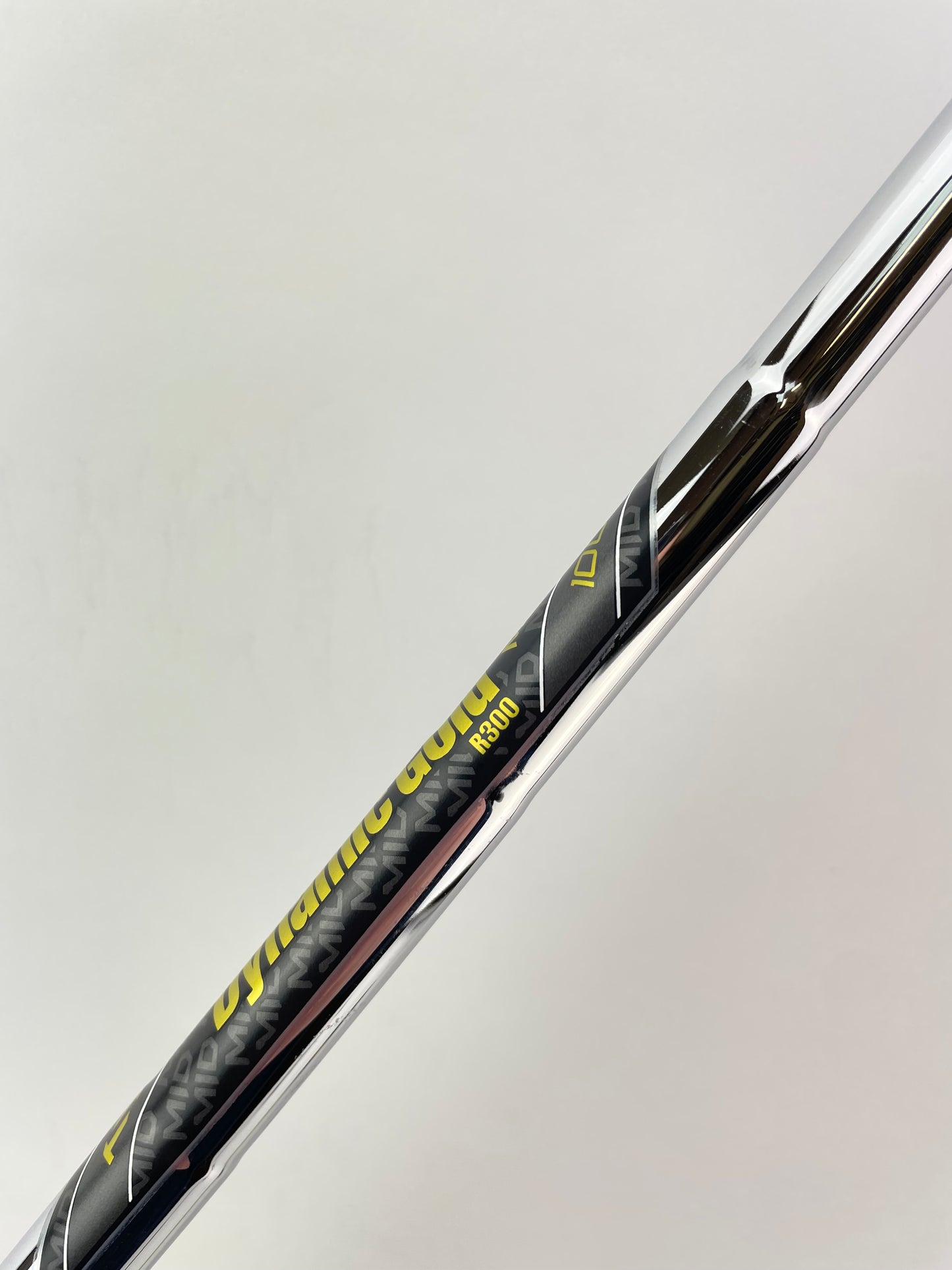Dynamic Gold Mid 100 Iron Shaft Regular Flex Steel 35.75” /0.355 Tapered /24083