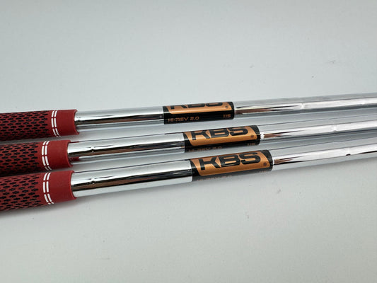 KBS Hi-Rev 2.0 Wedge Shaft Set (3) 115 Wedge Flex Steel 0.355 Tapered /28041