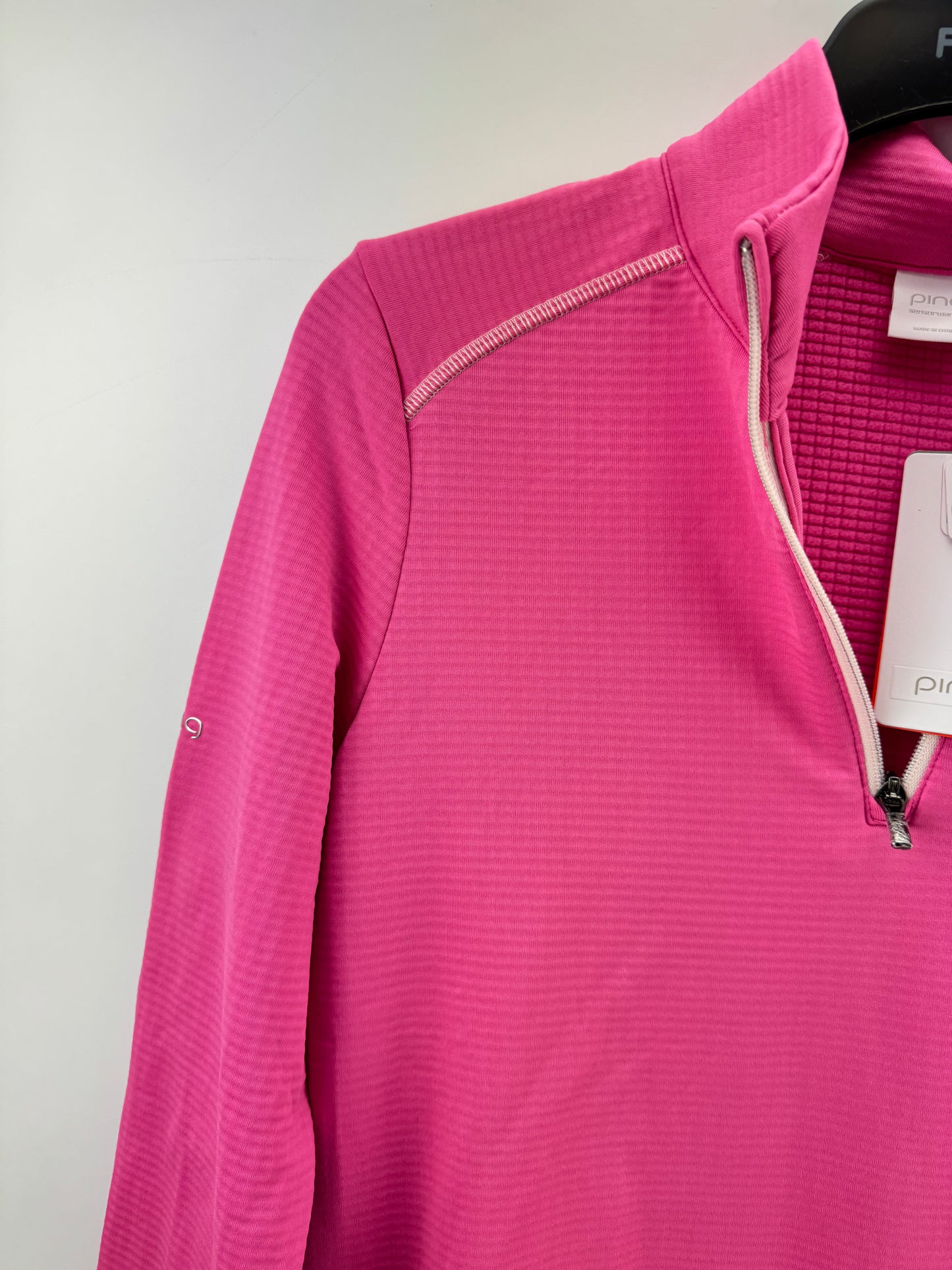 Ping Golf Women’s Pullover Midlayer Sonya 1/2 Zip UK 14 /Pink /New /22191