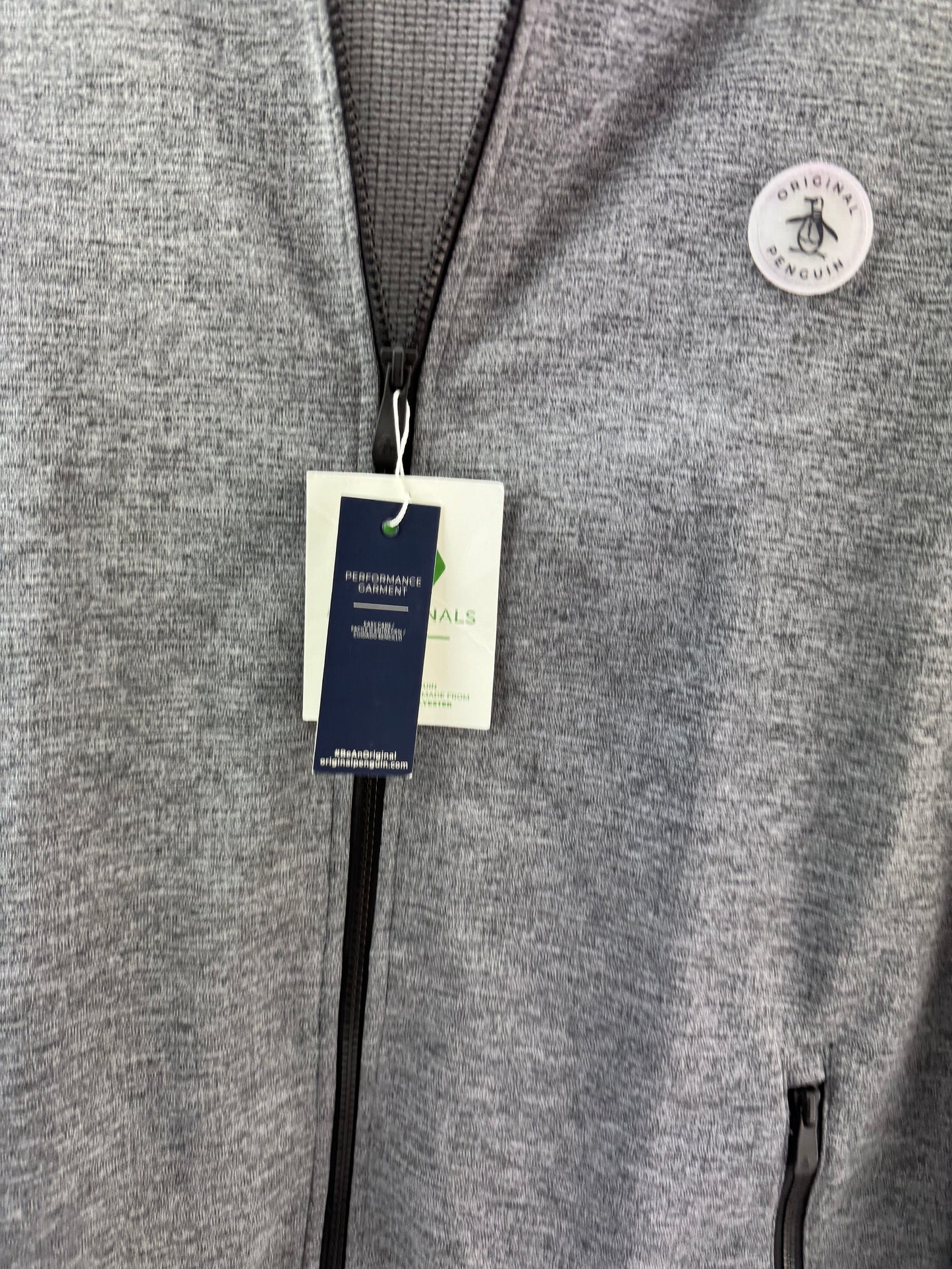 Penguin Golf Mens Bomber Jacket Full Zip 80’s Colourblock UK XL /New /23283