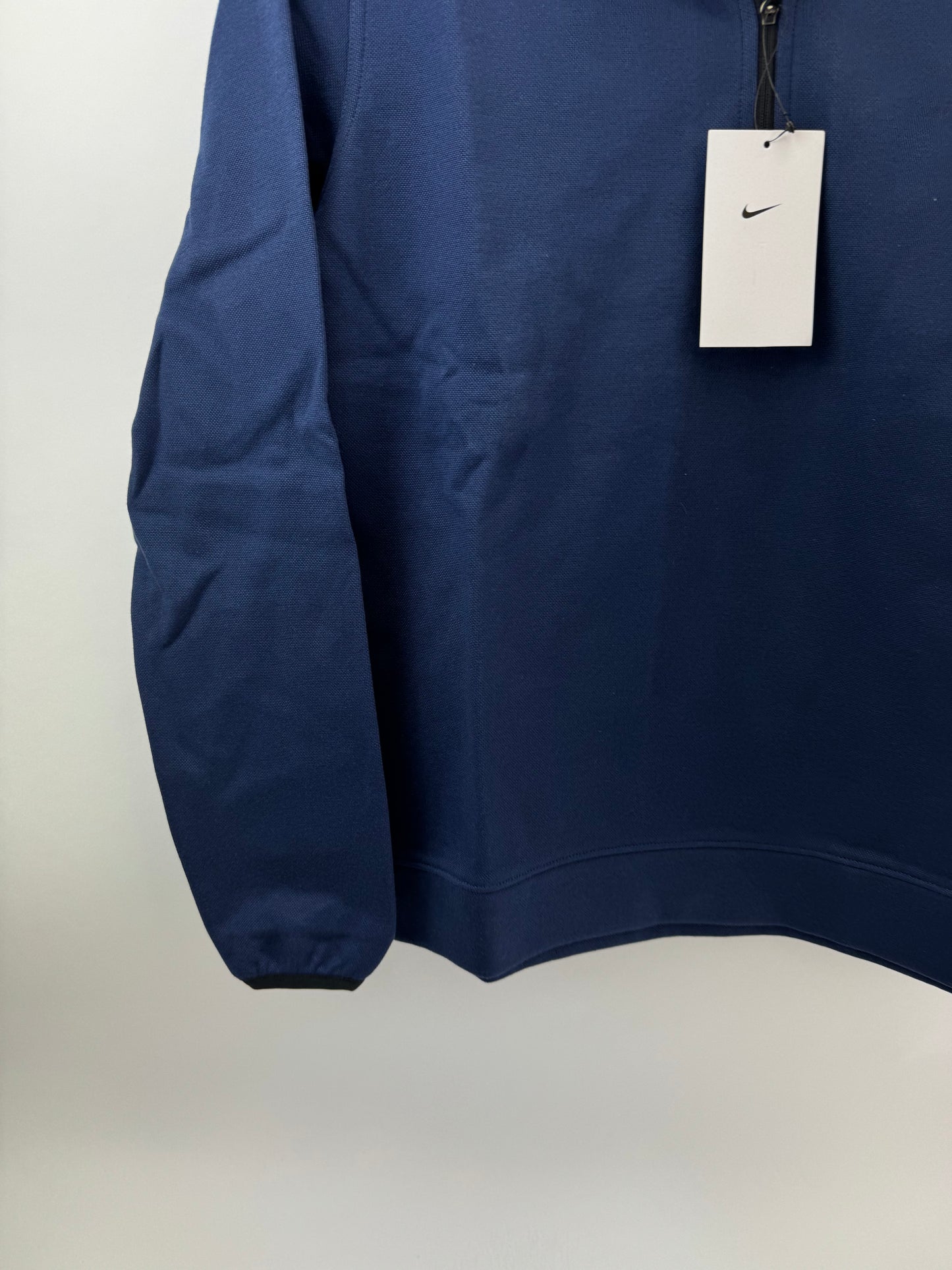 Nike Golf Pullover Pique Tour 1/2 Zip Navy /UK Medium /21” Pit /New /24151
