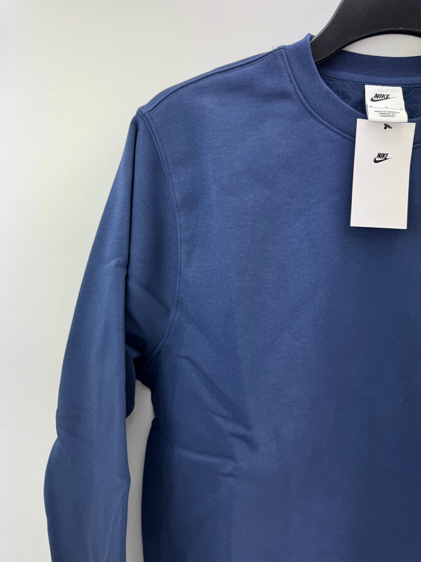 Nike Golf Club Crew Pullover Fleece Jumper UK Medium /Navy /New /24642