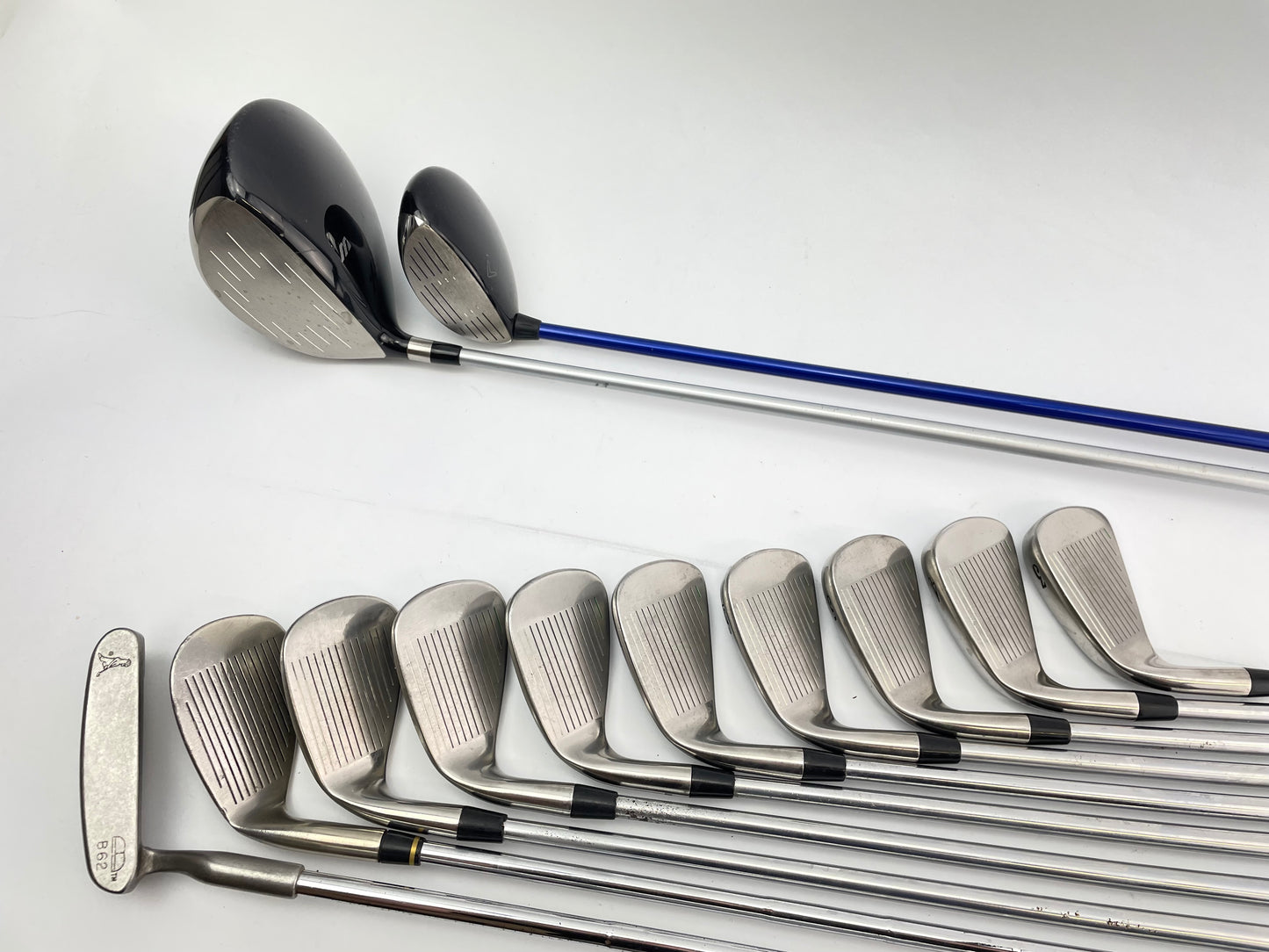 Callaway Golf Package Set 12 Clubs Stiff Flex /Right /New Grips /Cart Bag /28566