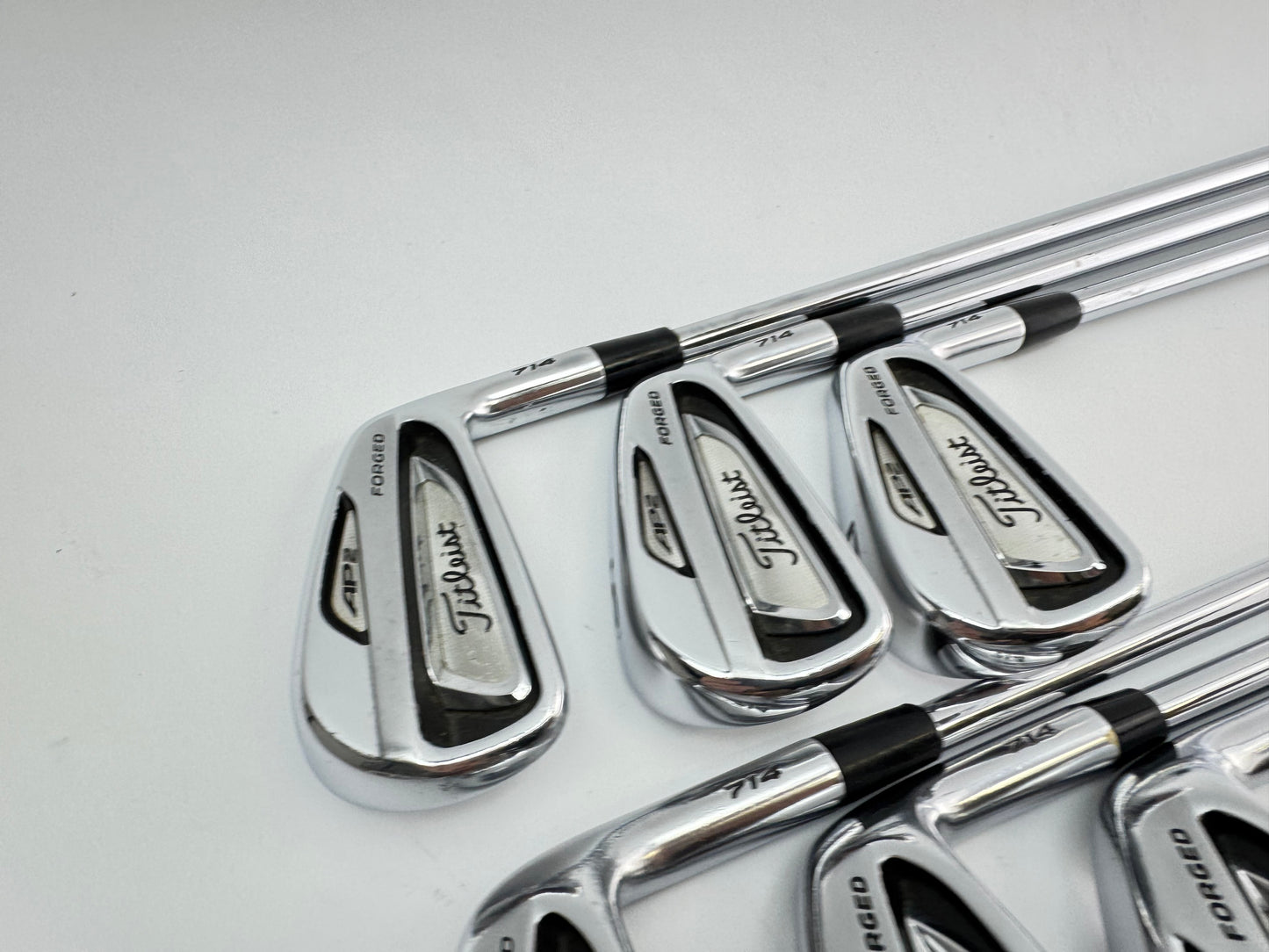 Titleist AP2 714 Irons 5-PW Forged Project X 6.0 Stiff Steel +1/2” /Right /26013