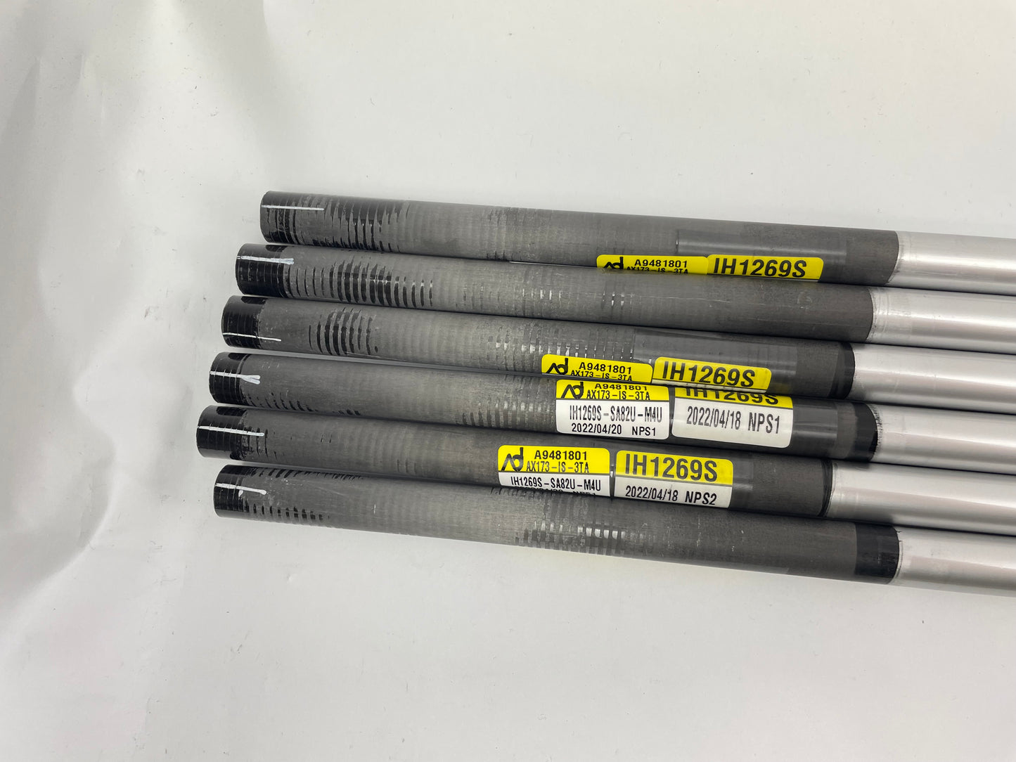 Aldila Ascent Iron Shaft Set (6) 75HY Stiff Flex Graphite /42 /0.370 /Brand New