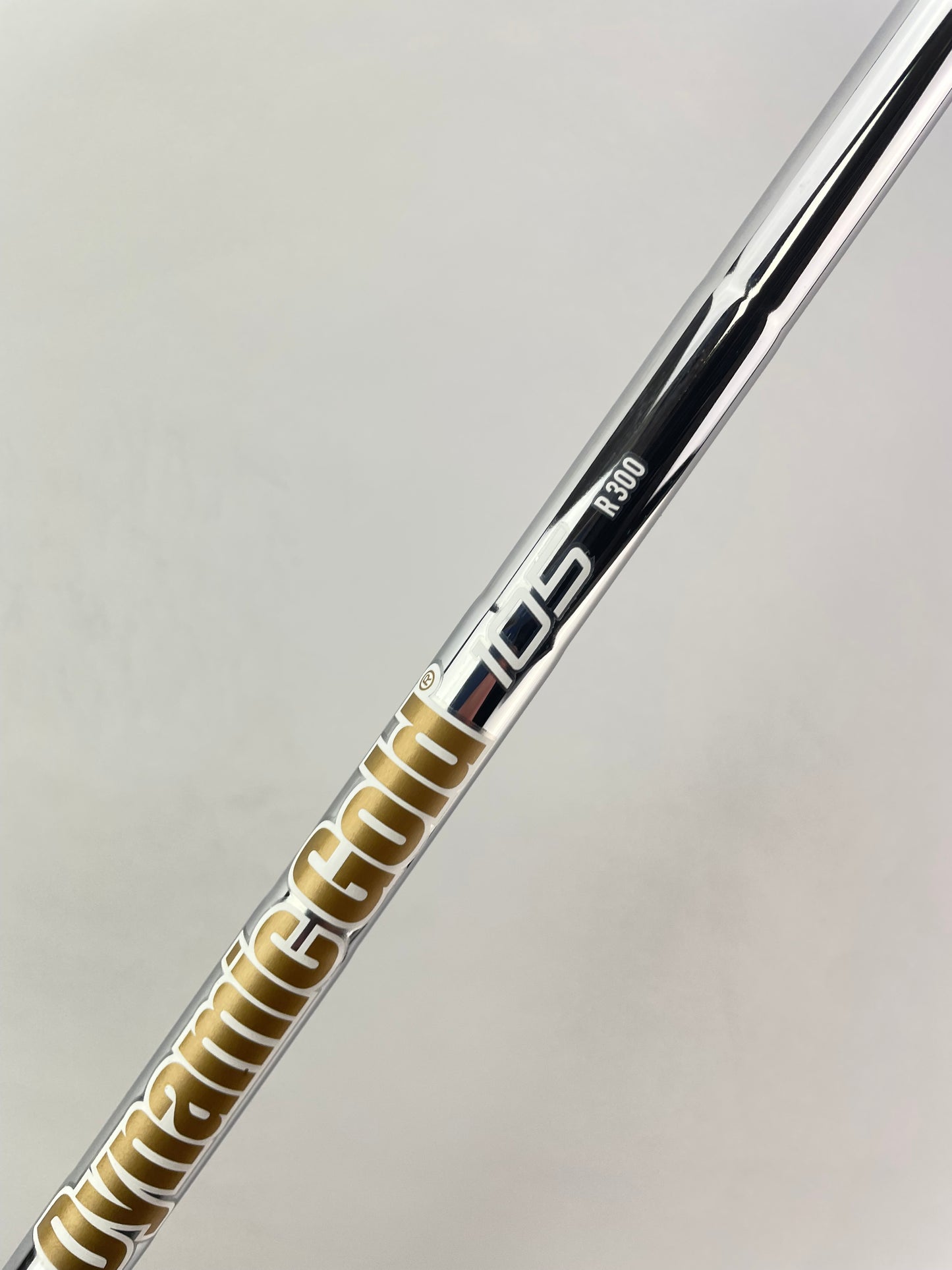 Dynamic Gold 105 Iron Shaft R300 Regular Flex Steel 36” /0.355 Tapered /24517