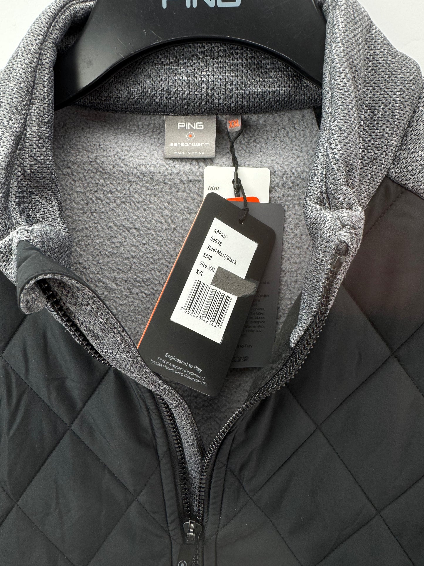 Ping Golf Mens Jacket AARAN Sensorwarm Water Resistant /UK XXL /New /25158