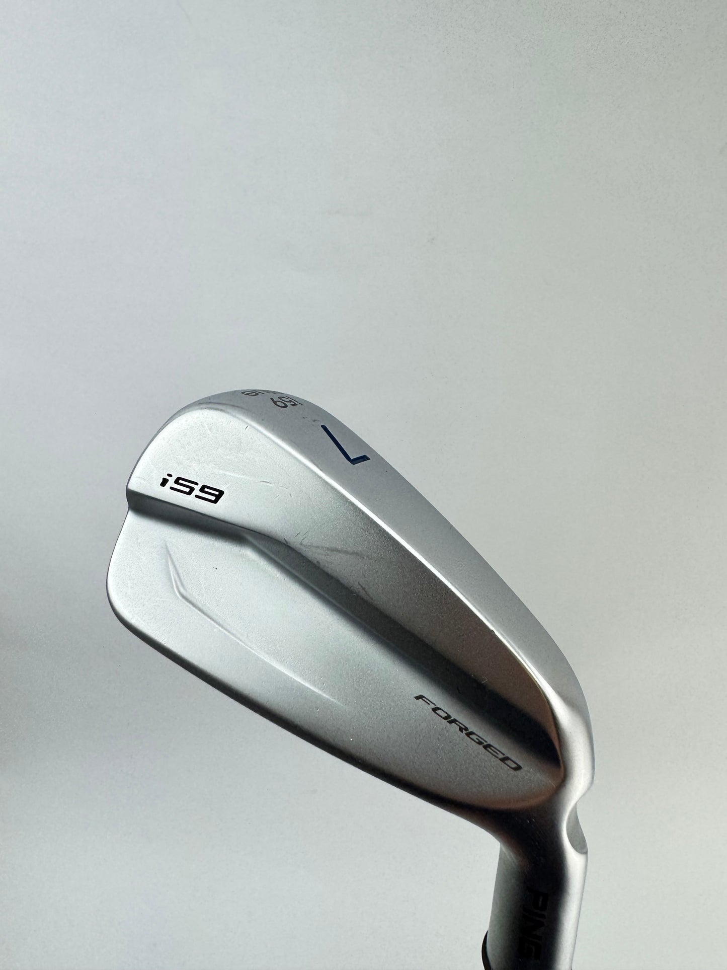 Ping i59 7 Iron Blue Dot AWT 2.0 Regular Flex Steel +1/2” /New Grip /Demo /23612