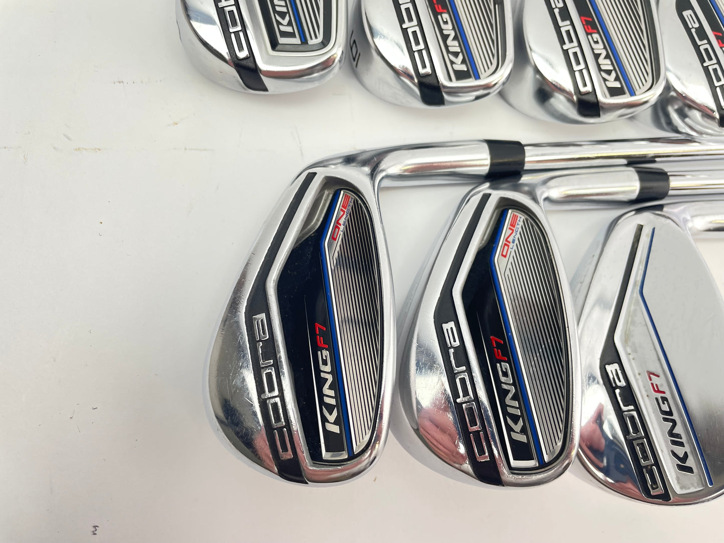 King Cobra F7 One Length Irons 5-PW+GW Regular Flex Steel /Right /Lamkin /26816