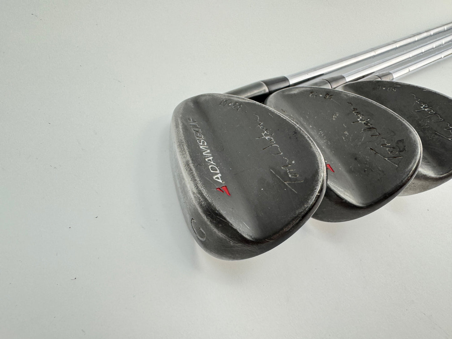 Adams Golf Tom Watson Wedge Set 52*,56*+60* Wedge Flex Steel /New Grips /26779
