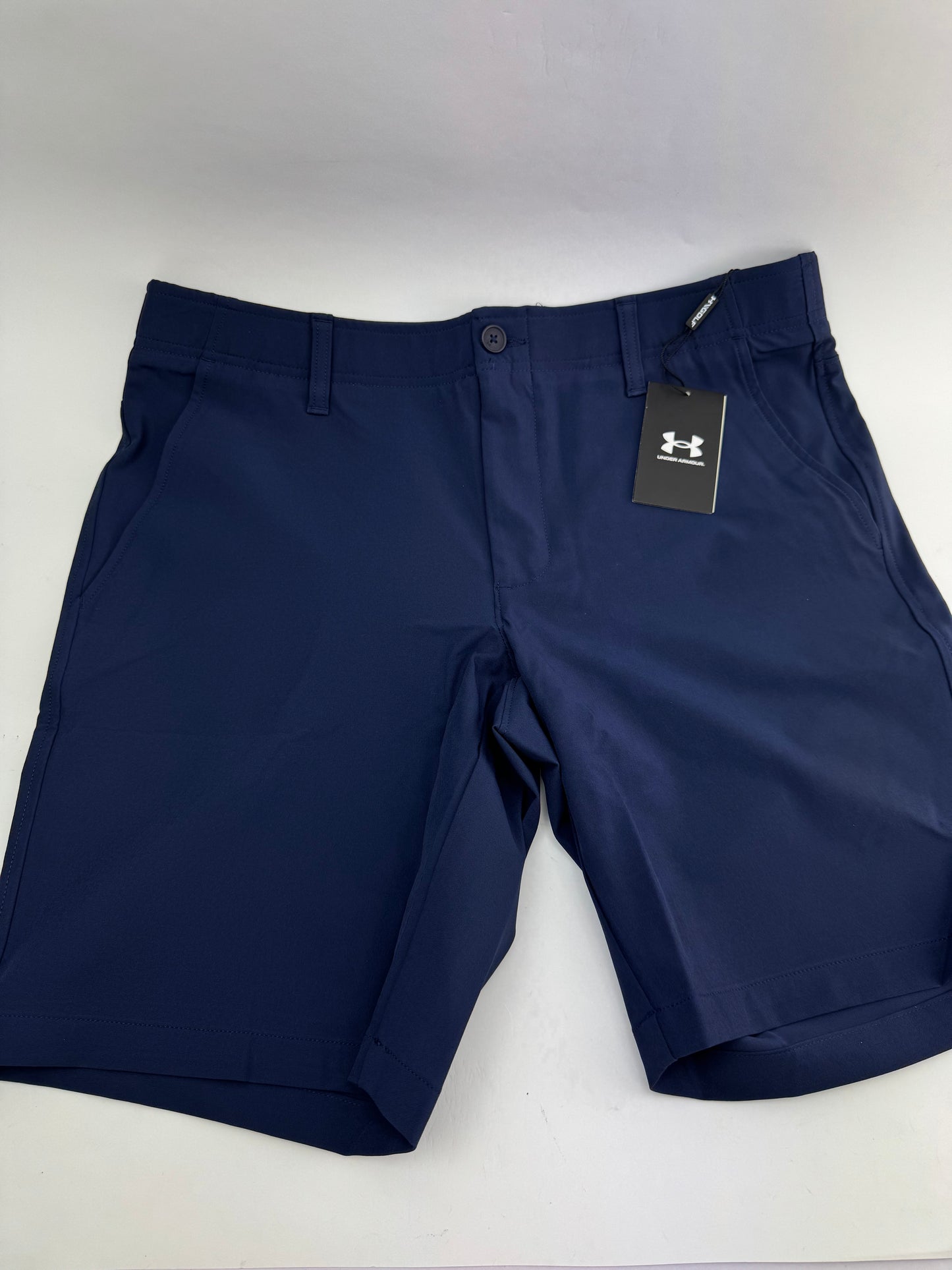 Under Armour Golf Shorts Drive Taper W34” /9” Inseam /Navy /New /24639