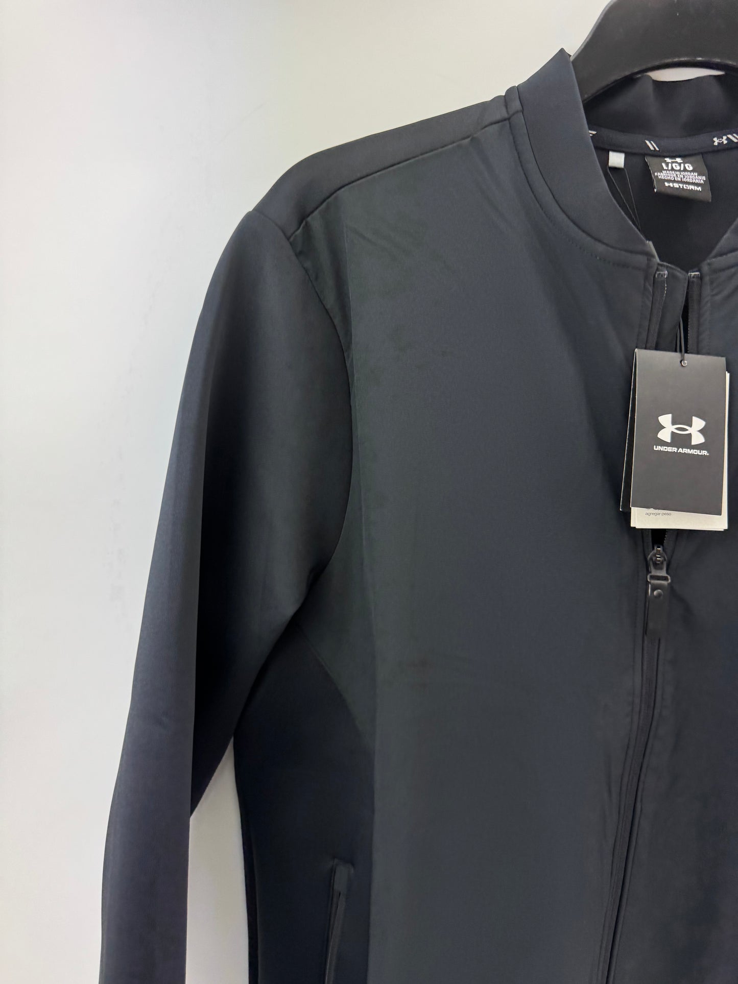 Under Armour Drive Pro Jacket Storm Hybrid Full Zip UK Large /Black /New /24234