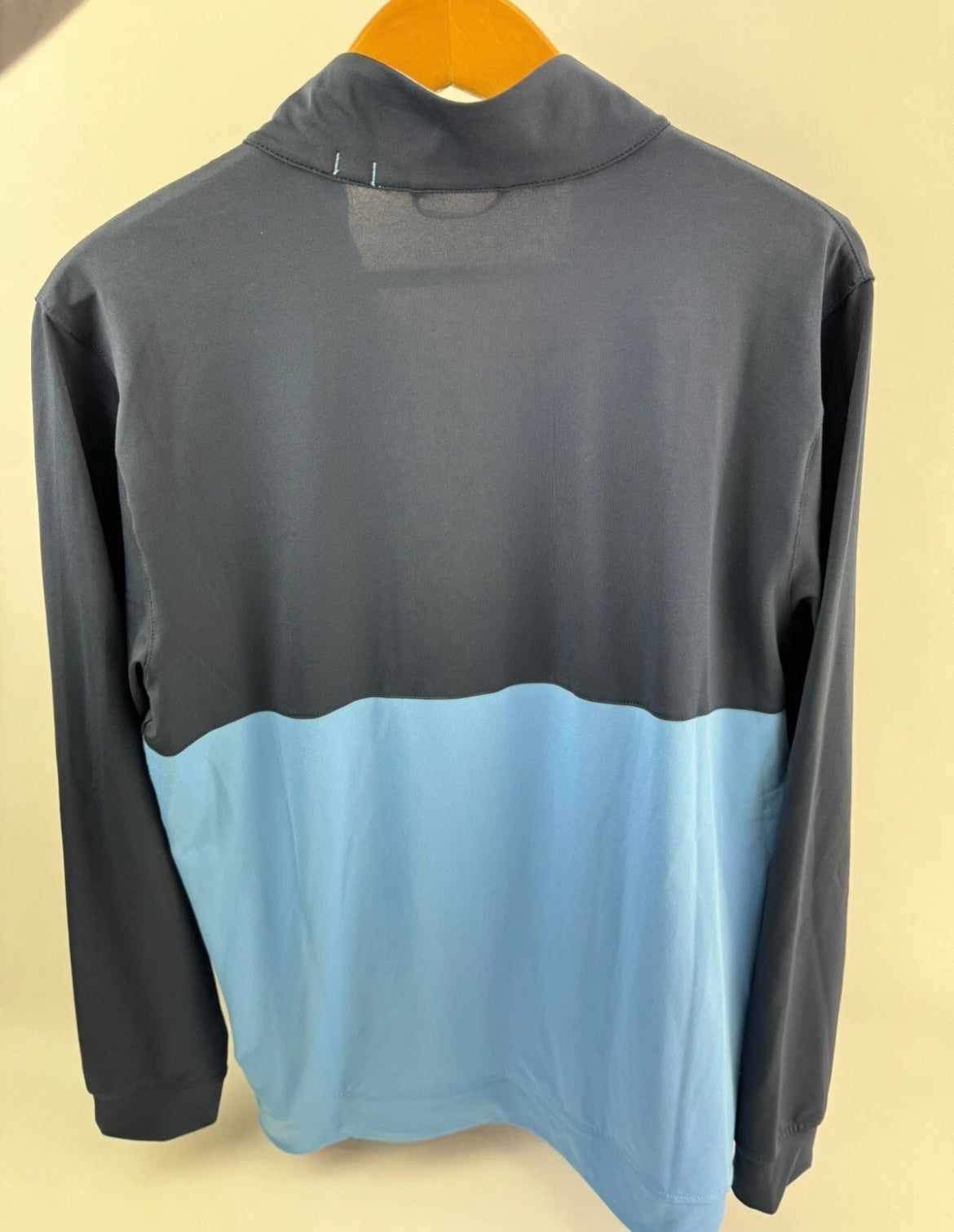 Puma Golf Pullover Gamer Colour block 1/4 Zip Navy/Blue UK M /New /20689